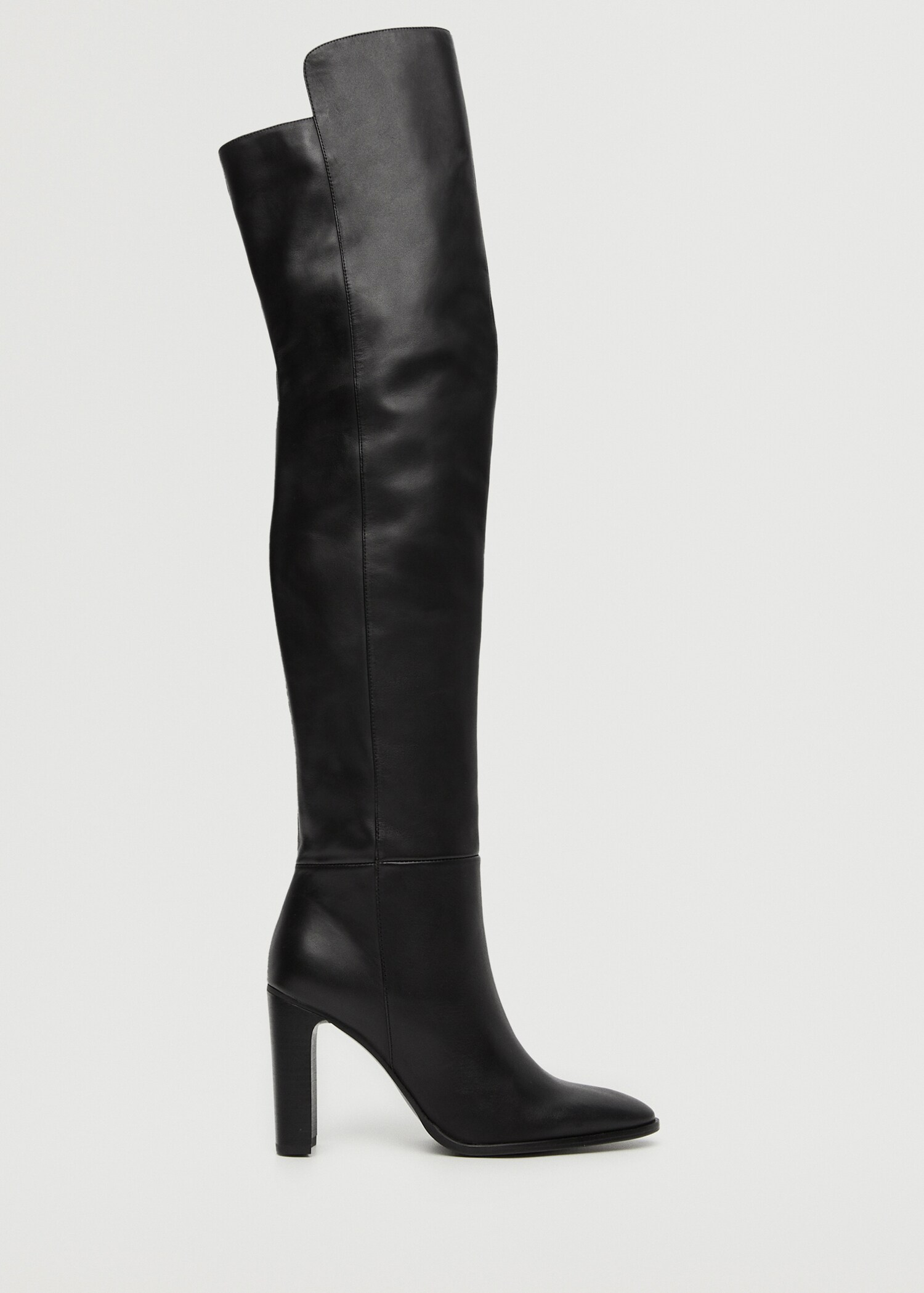 High heel leather boot - Article without model