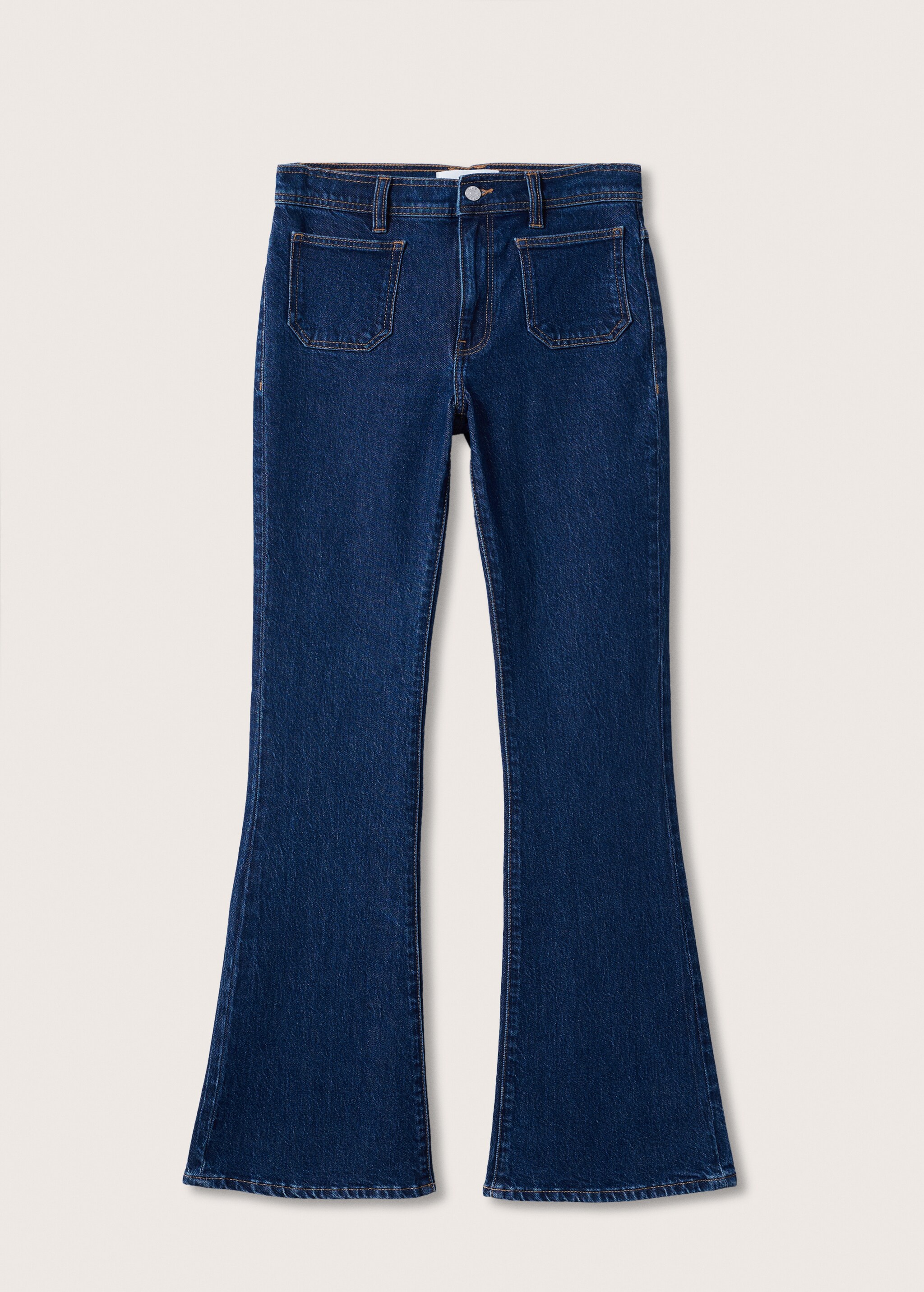 Flared jeans with pocket - Article without model