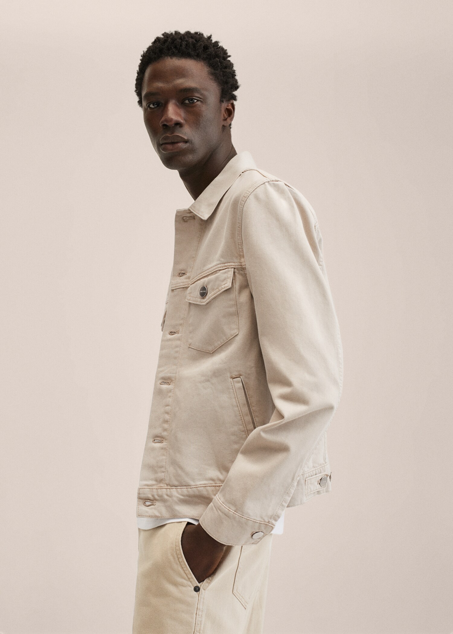 Blouson denim écru - Détail de l'article 2