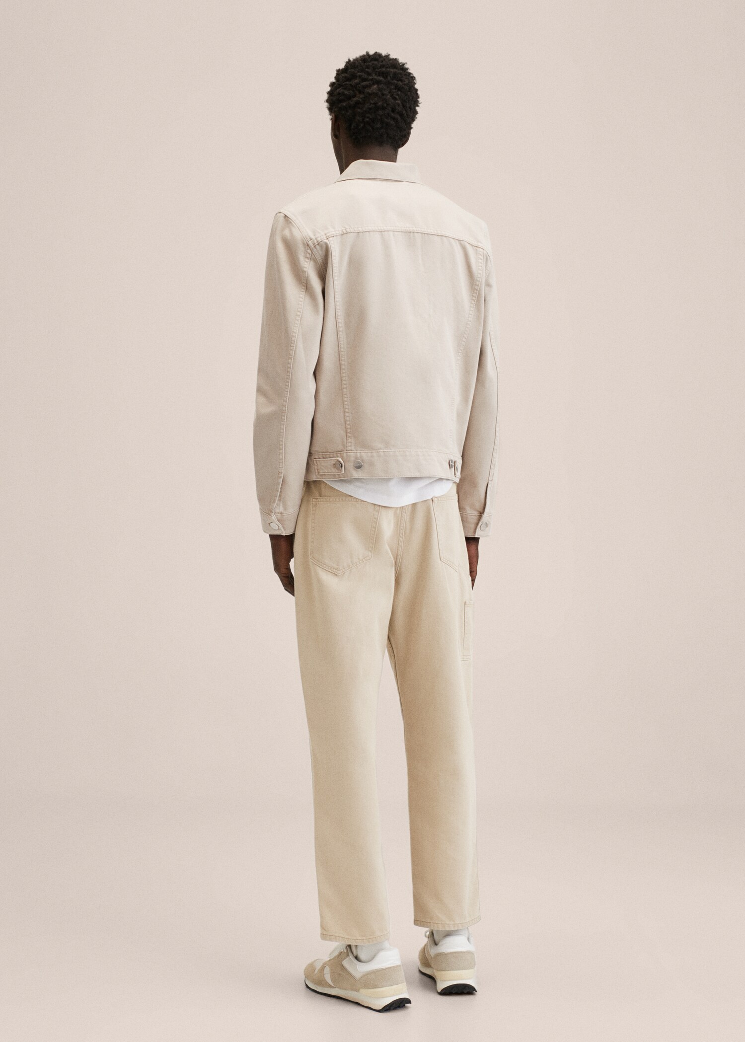 Blouson denim écru - Verso de l’article