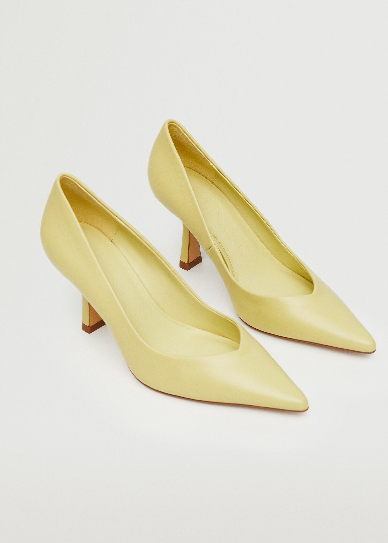 Heel leather shoes - Medium plane