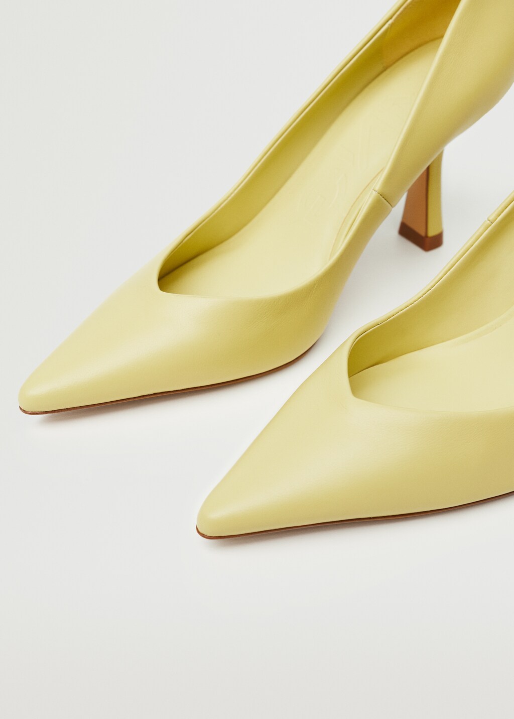 Mango yellow shoes store