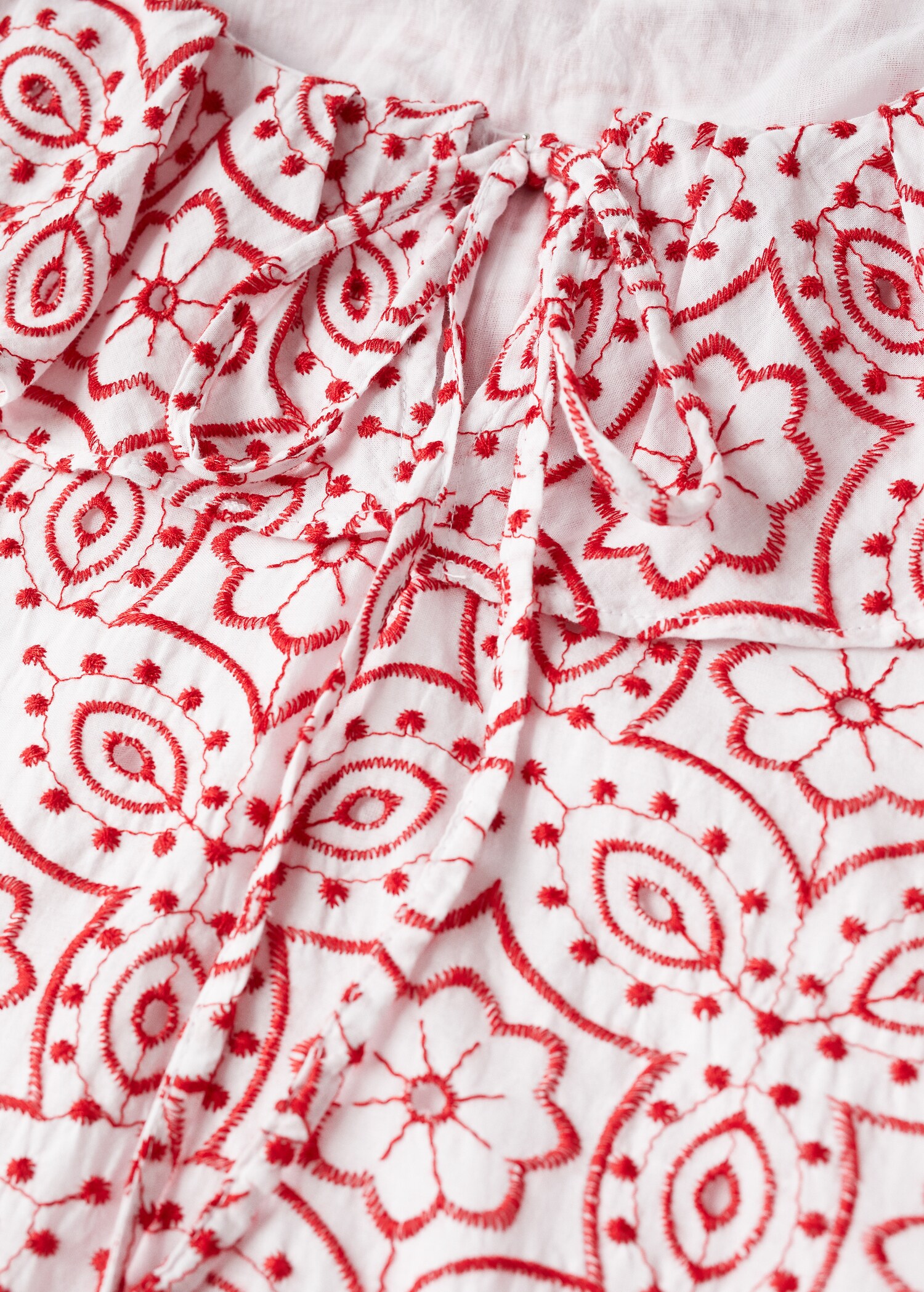 Besticktes Baumwollkleid - Detail des Artikels 8