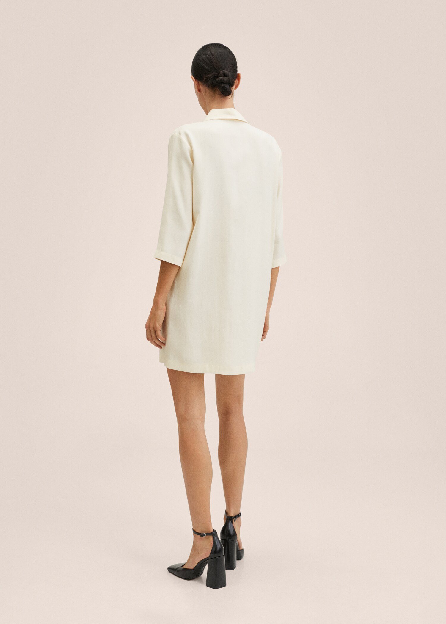 Button shirt dress - Reverse of the article