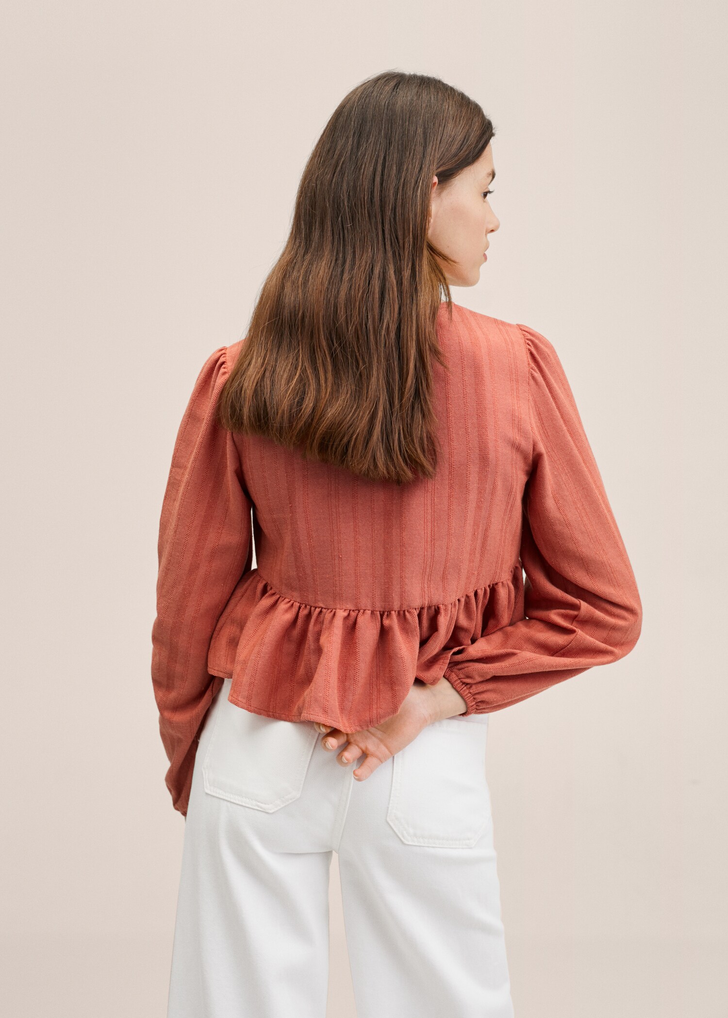 Blouse fluide volantée - Verso de l’article