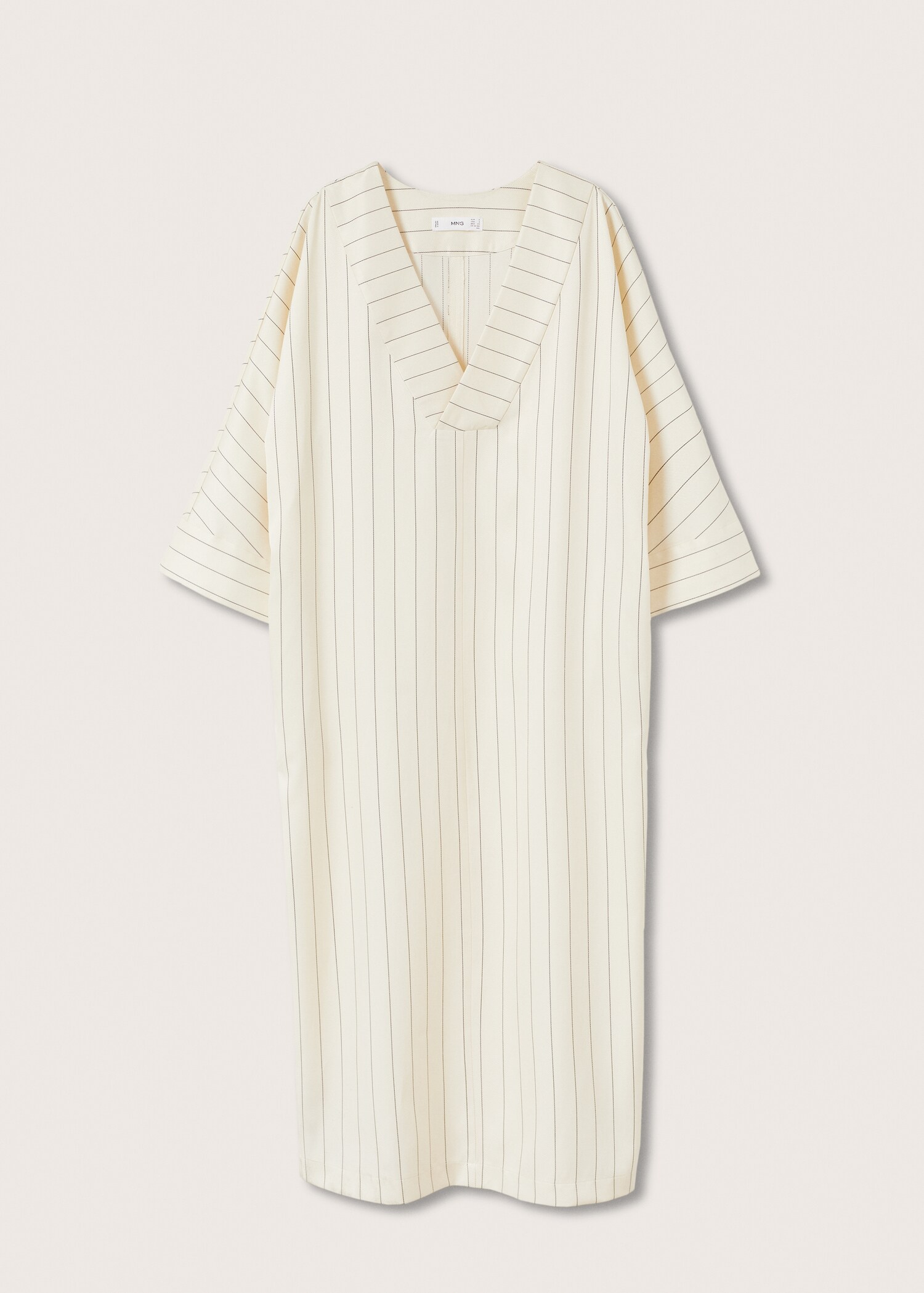 Šaty oversize s proužky - Zboží bez modelu