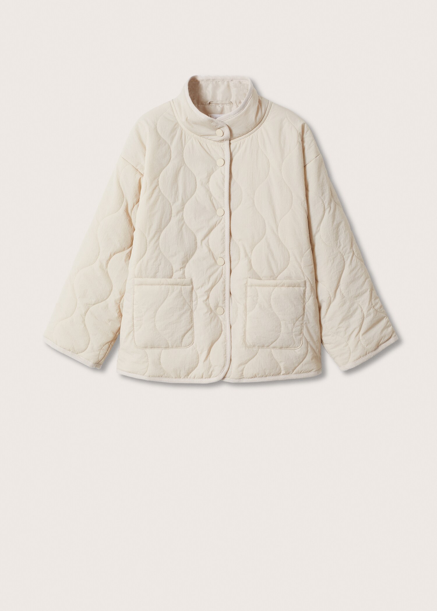 Prošívaná bunda anorak se štepováním - Zboží bez modelu