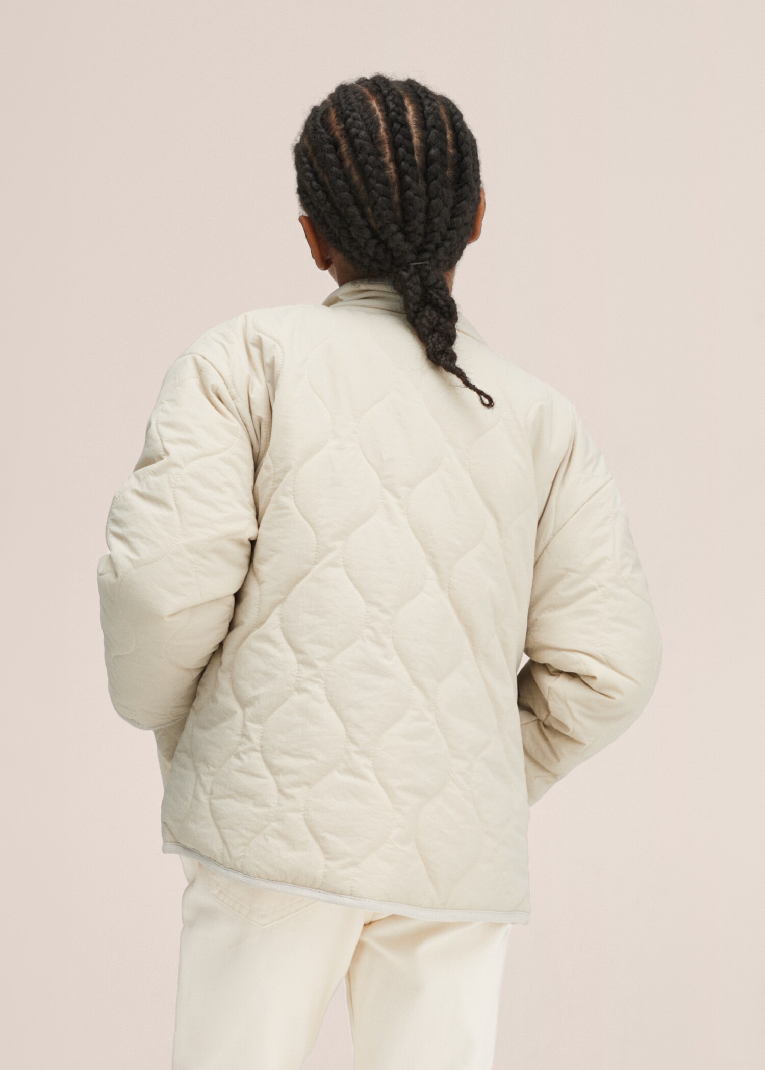 Prošívaná bunda anorak se štepováním - Detail zboží 3