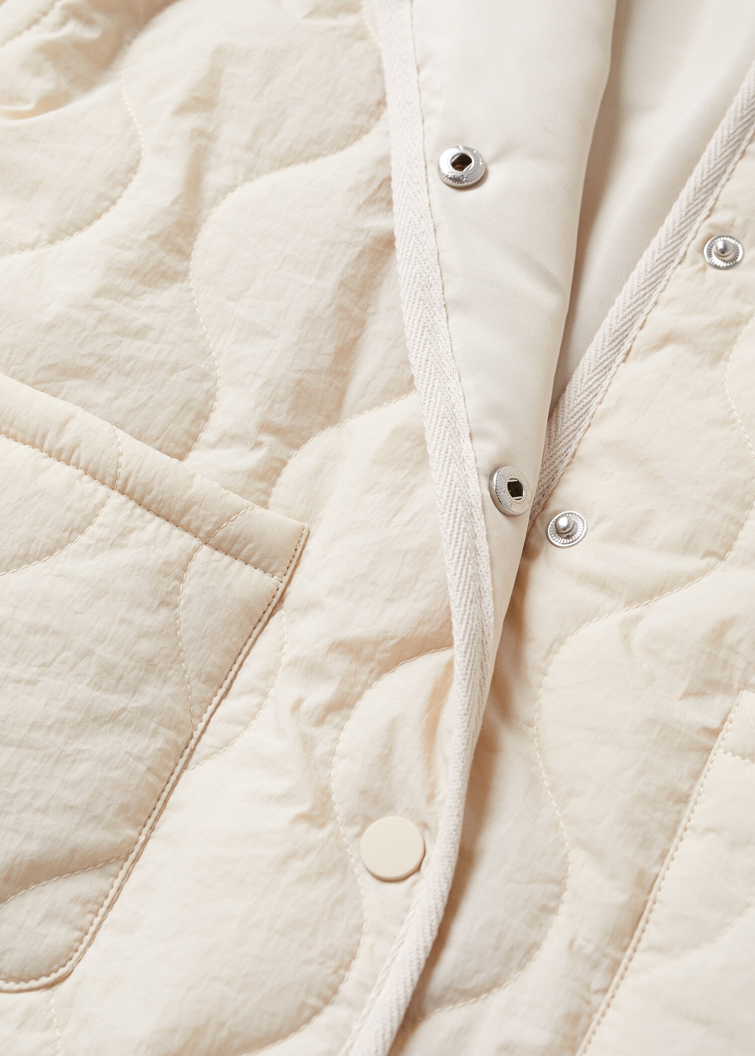 Prošívaná bunda anorak se štepováním - Detail zboží 8