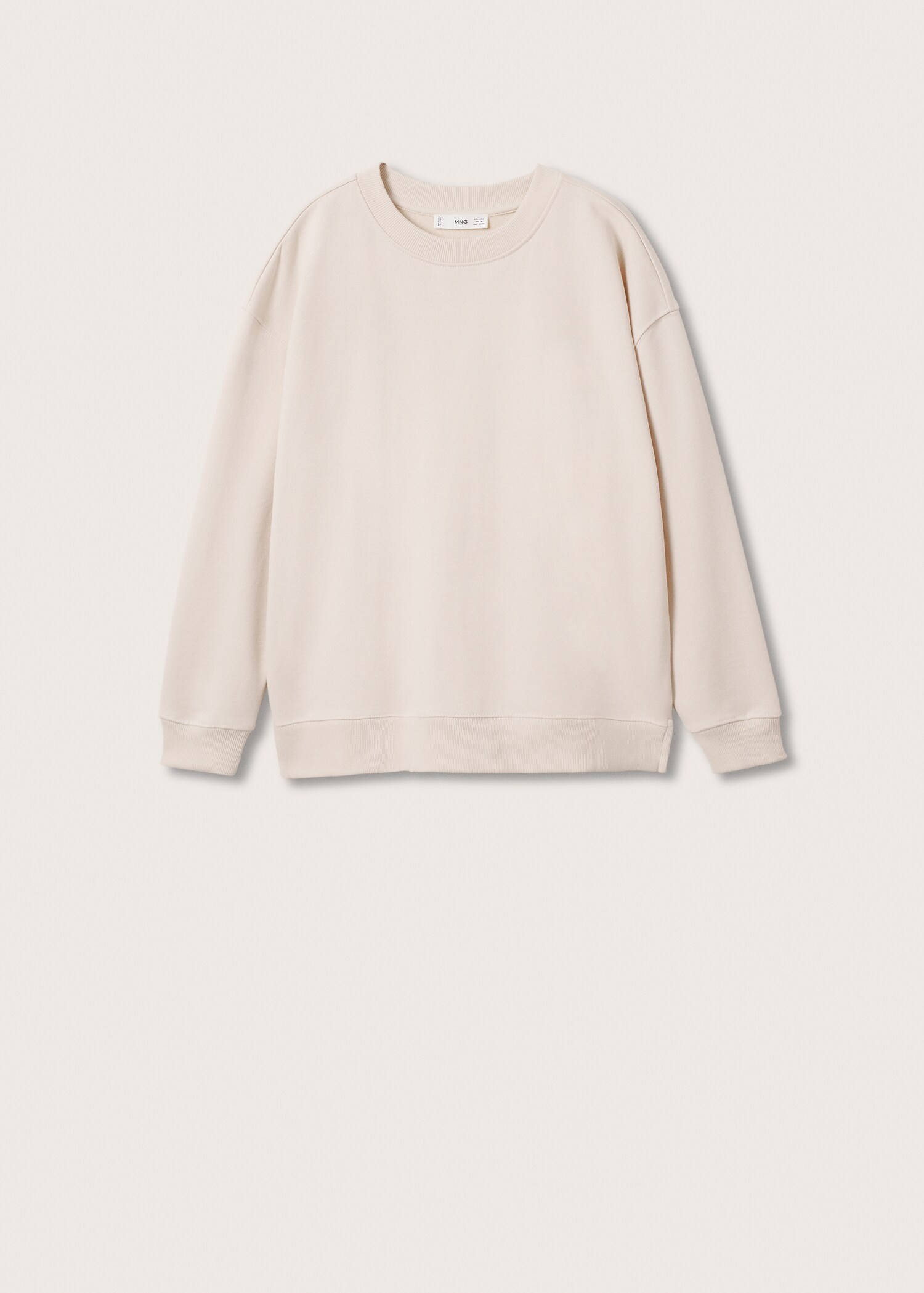 Bavlněná mikina oversize - Zboží bez modelu