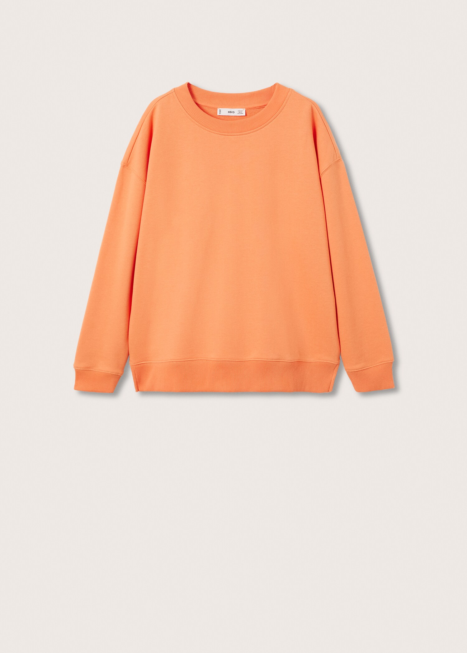 Bavlněná mikina oversize - Zboží bez modelu