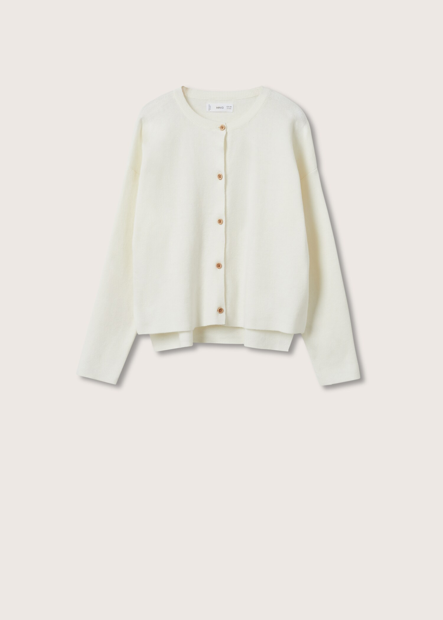 Kardigan oversize z jemného úpletu - Zboží bez modelu