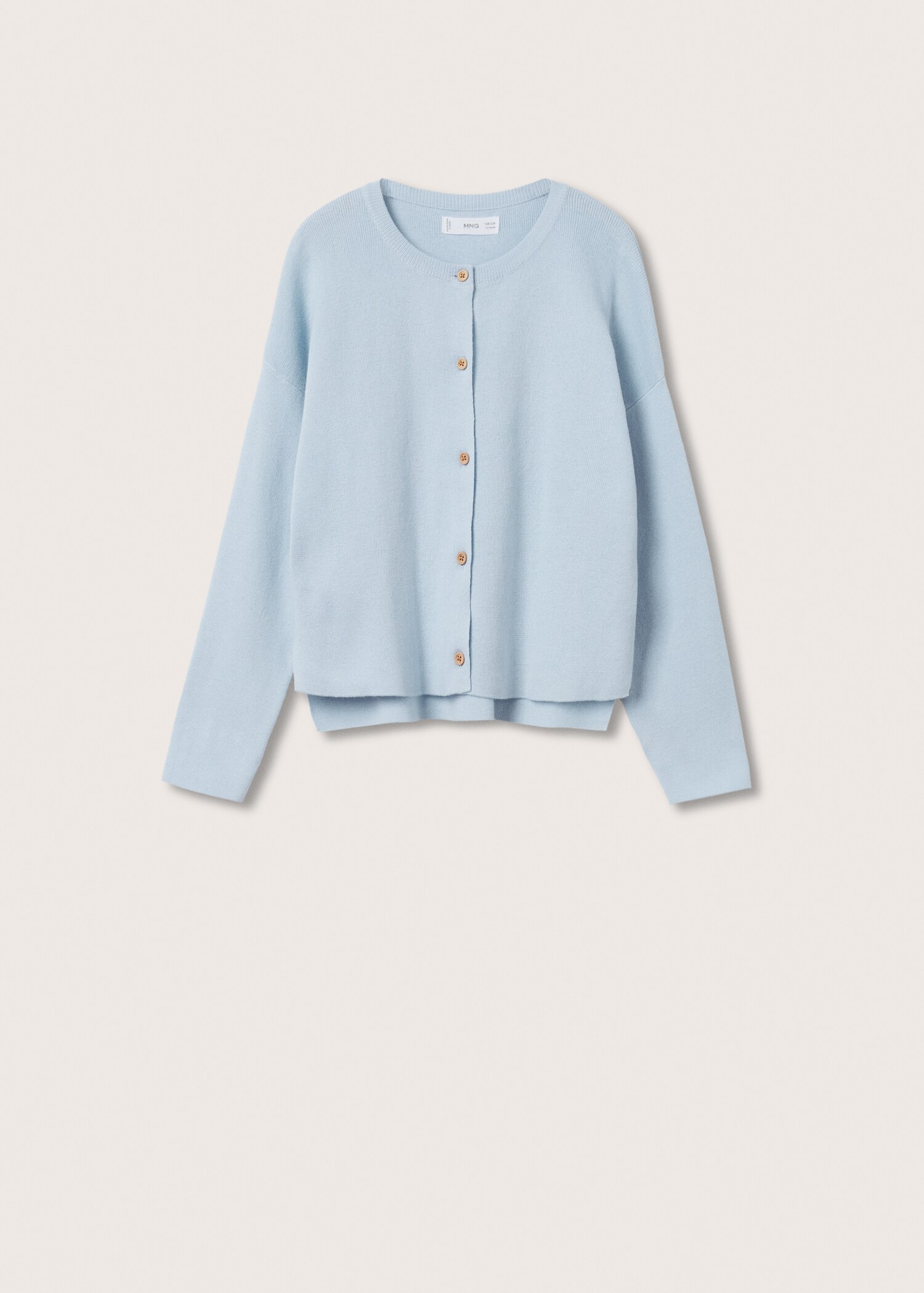 Kardigan oversize z jemného úpletu - Zboží bez modelu