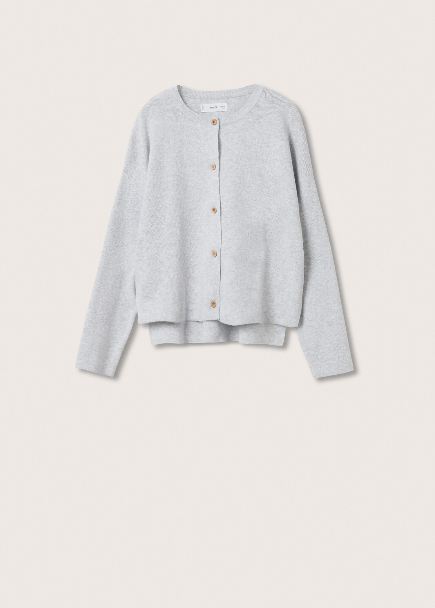 Kardigan oversize z jemného úpletu - Zboží bez modelu