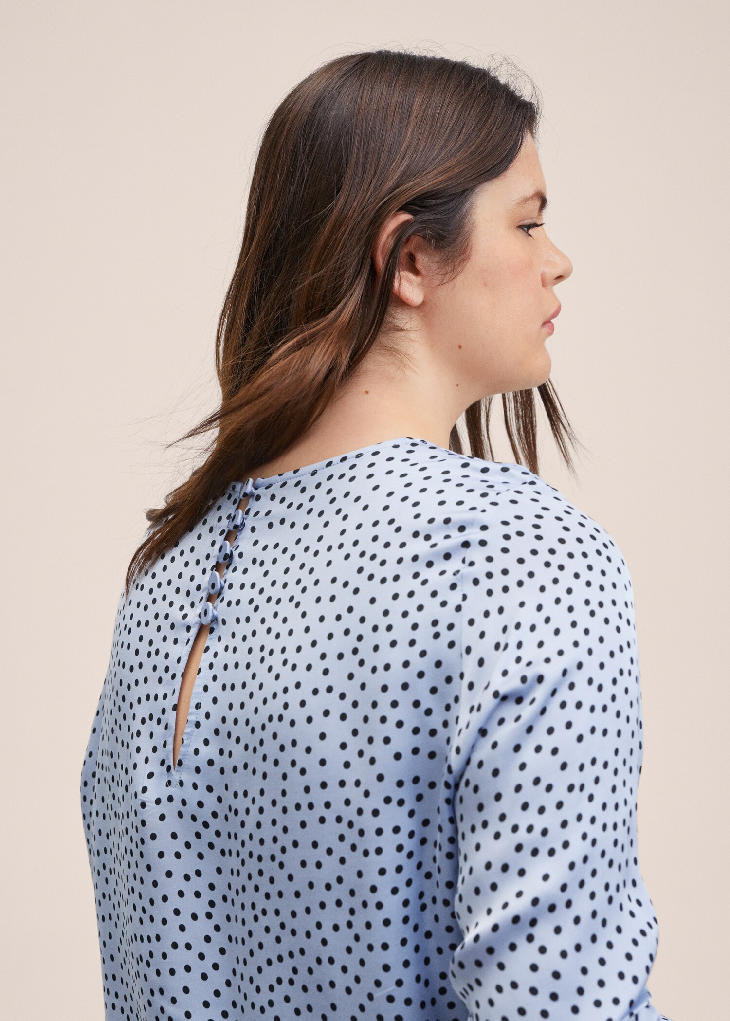 Polka-dot blouse - Details of the article 4