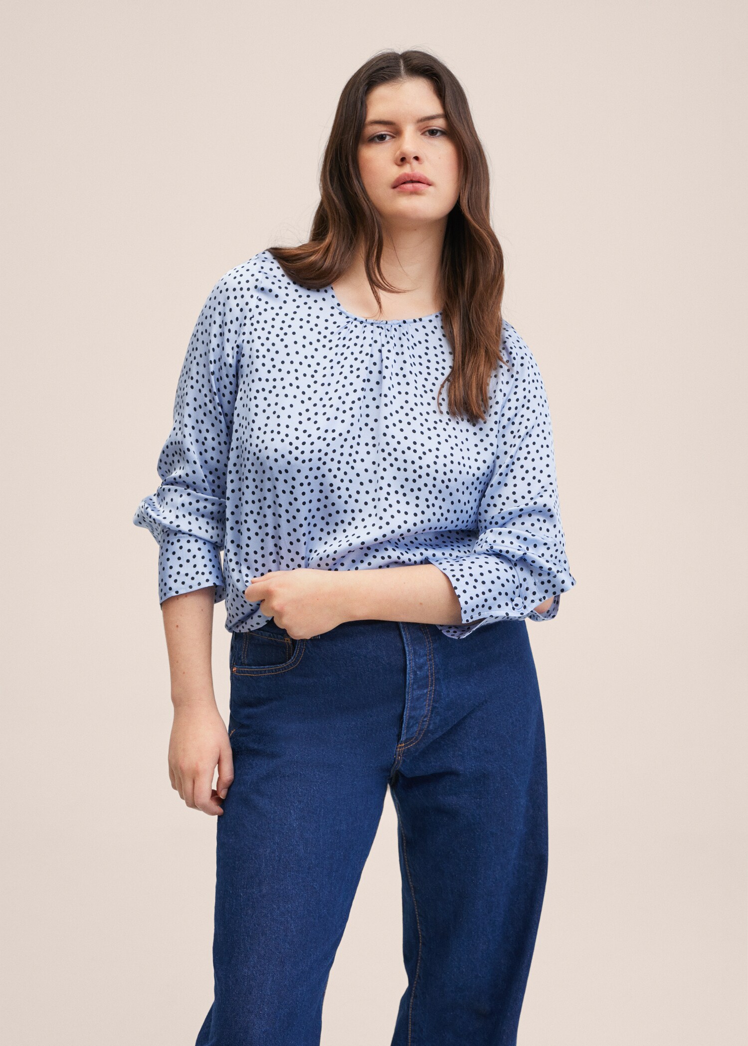 Polka-dot blouse - Details of the article 5