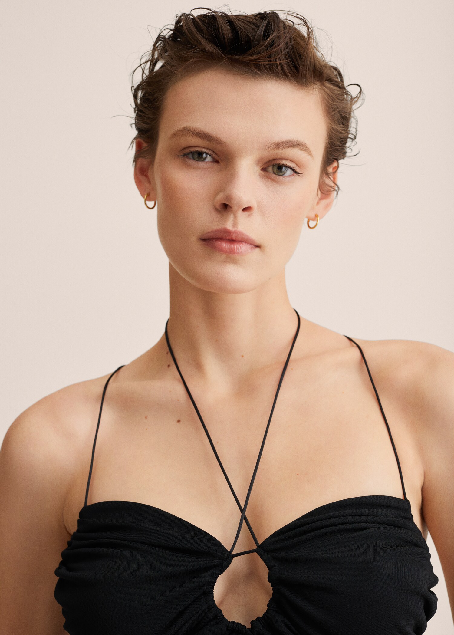 Cut-out ruched dress - Details of the article 4