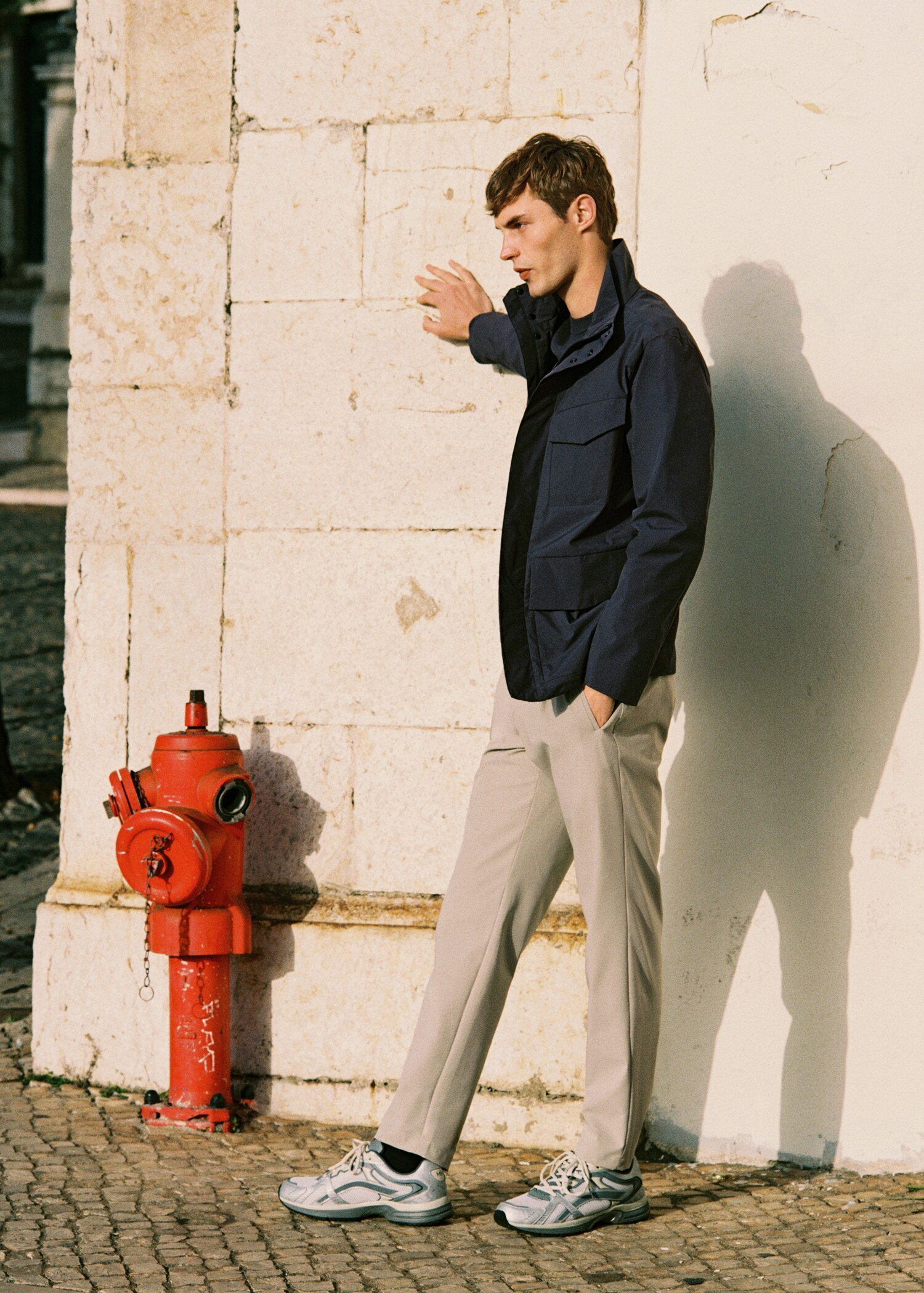 Slim fit stretch pants - Details of the article 5