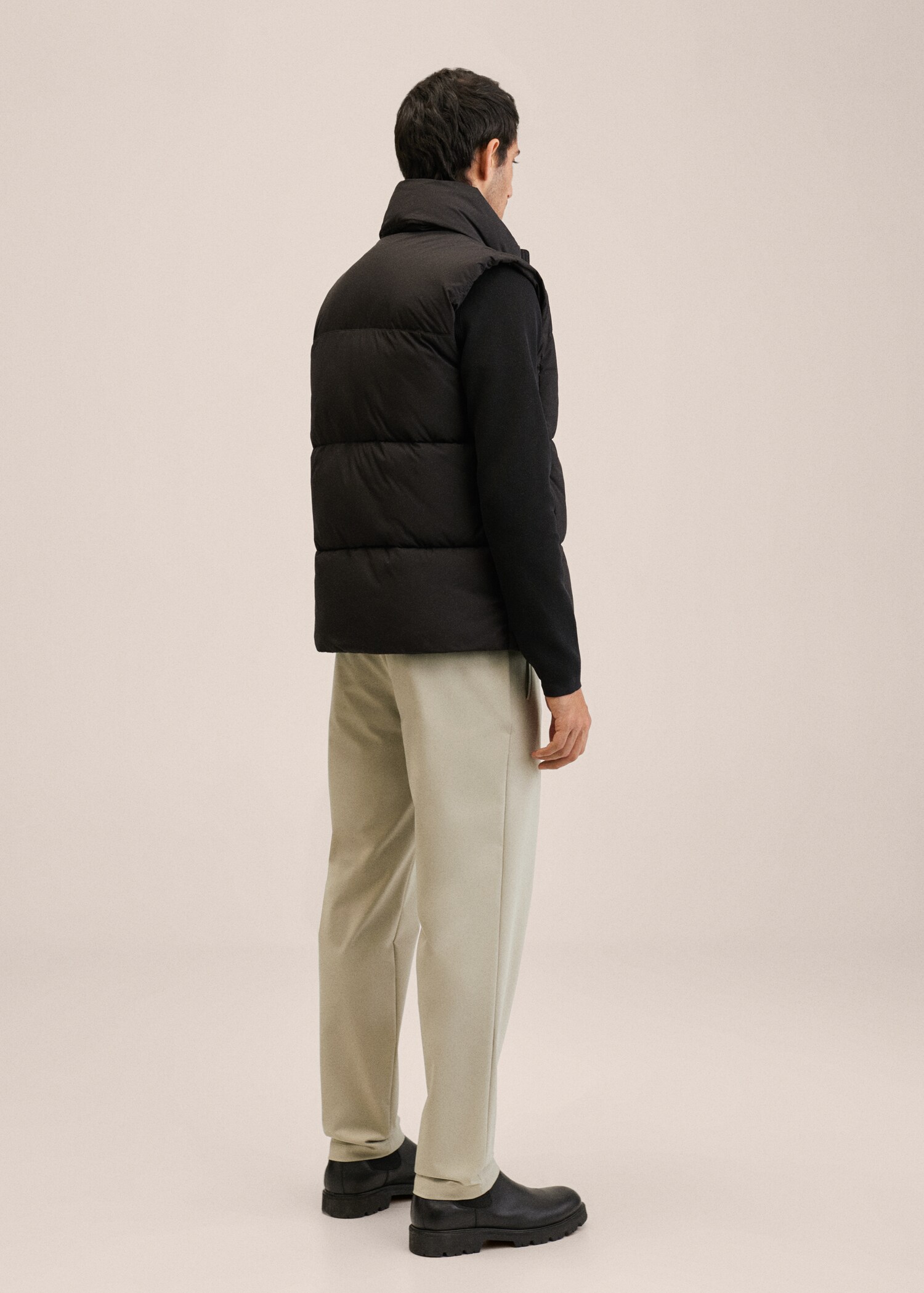 Slim fit stretch pants - Reverse of the article