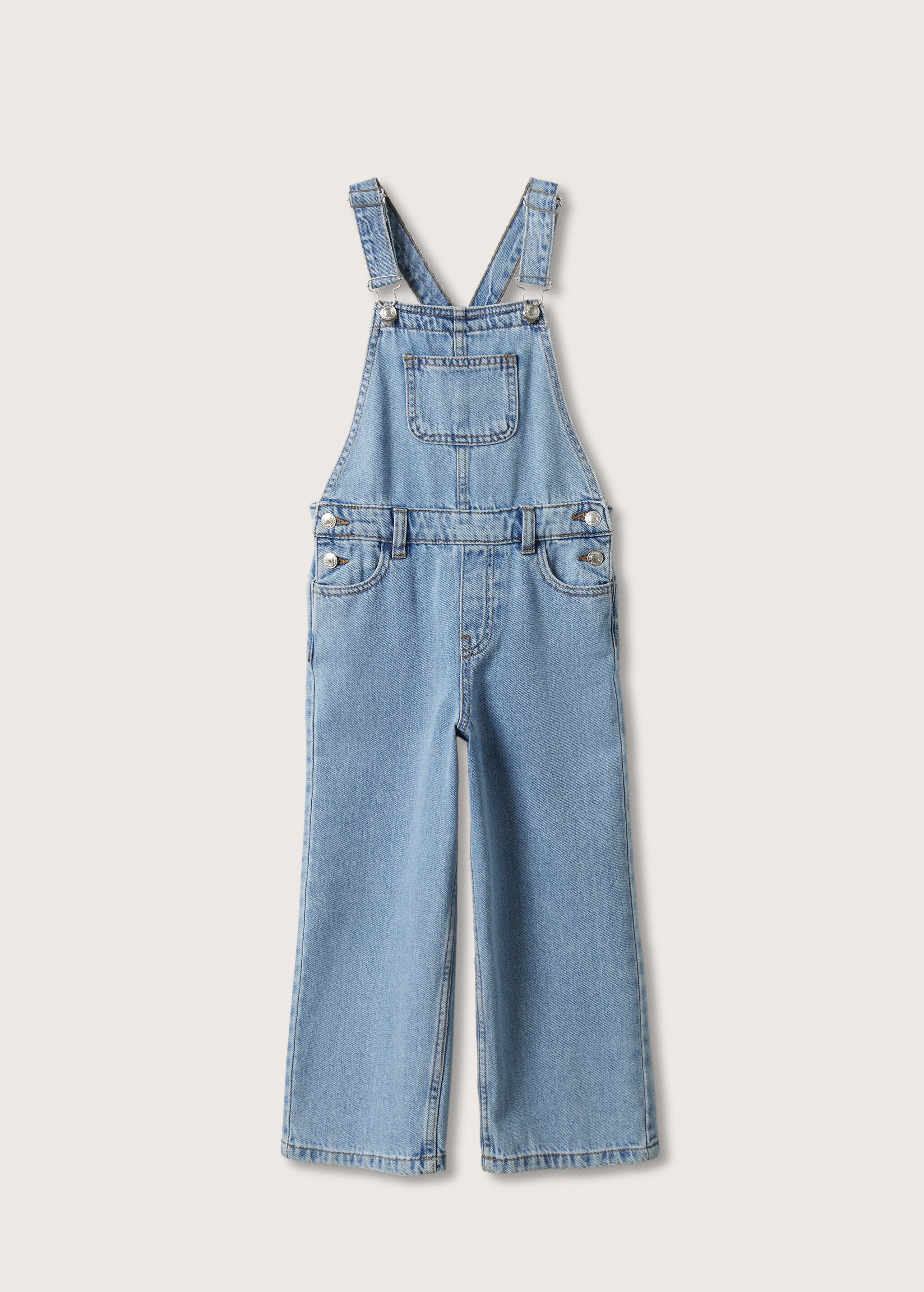 Jeans-Latzhose im Culotte-Stil - Artikel ohne Model