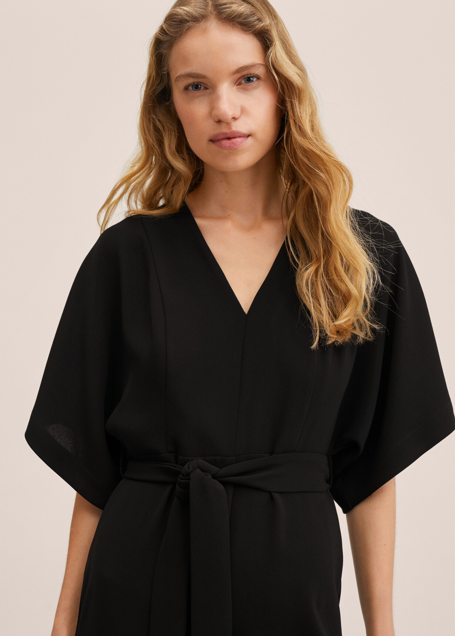 Belt long jumpsuit - Details of the article 1