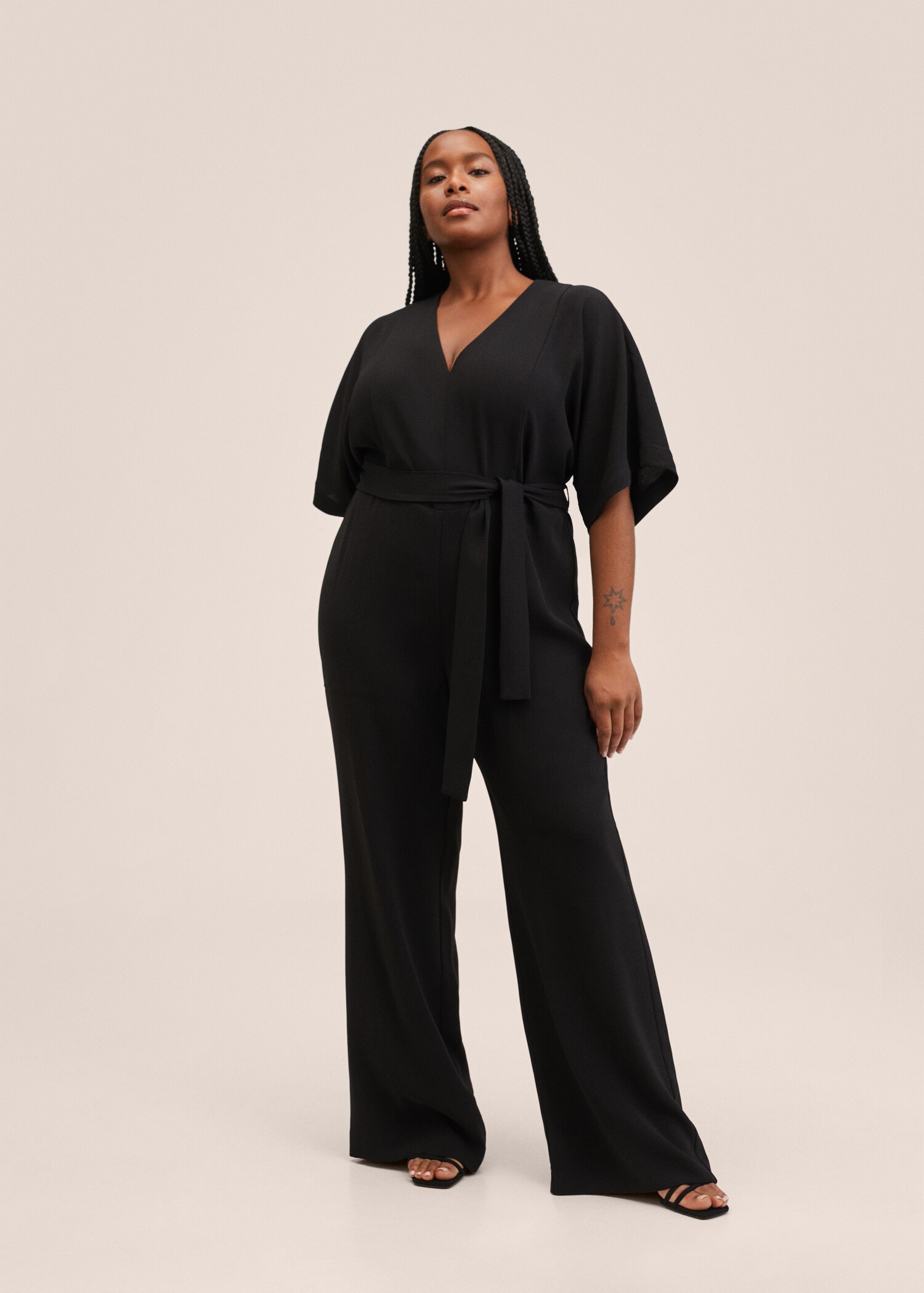Belt long jumpsuit - Details of the article 4