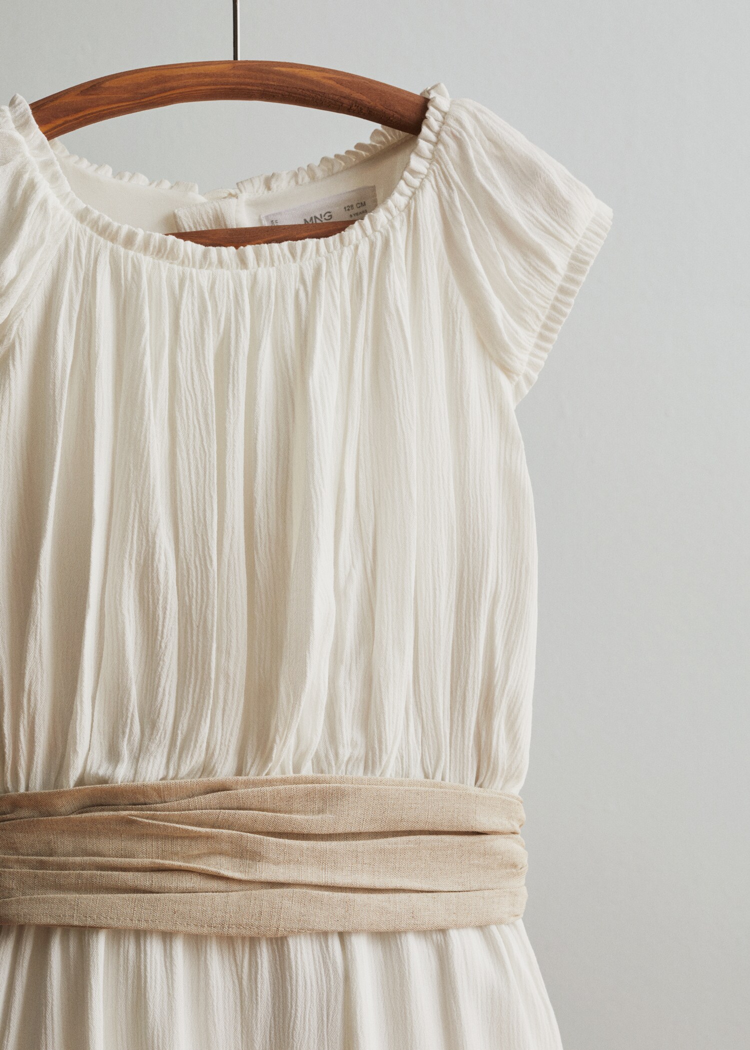 Flowy belt jumpsuit - Medium plane