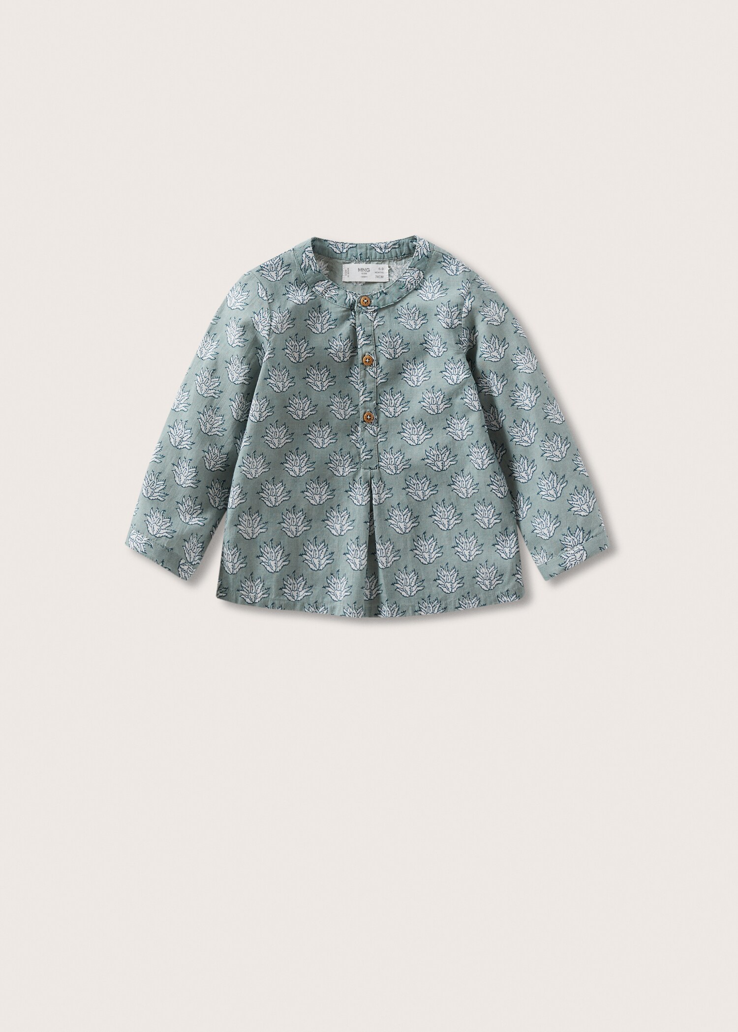 Printed cotton shirt - Article without model