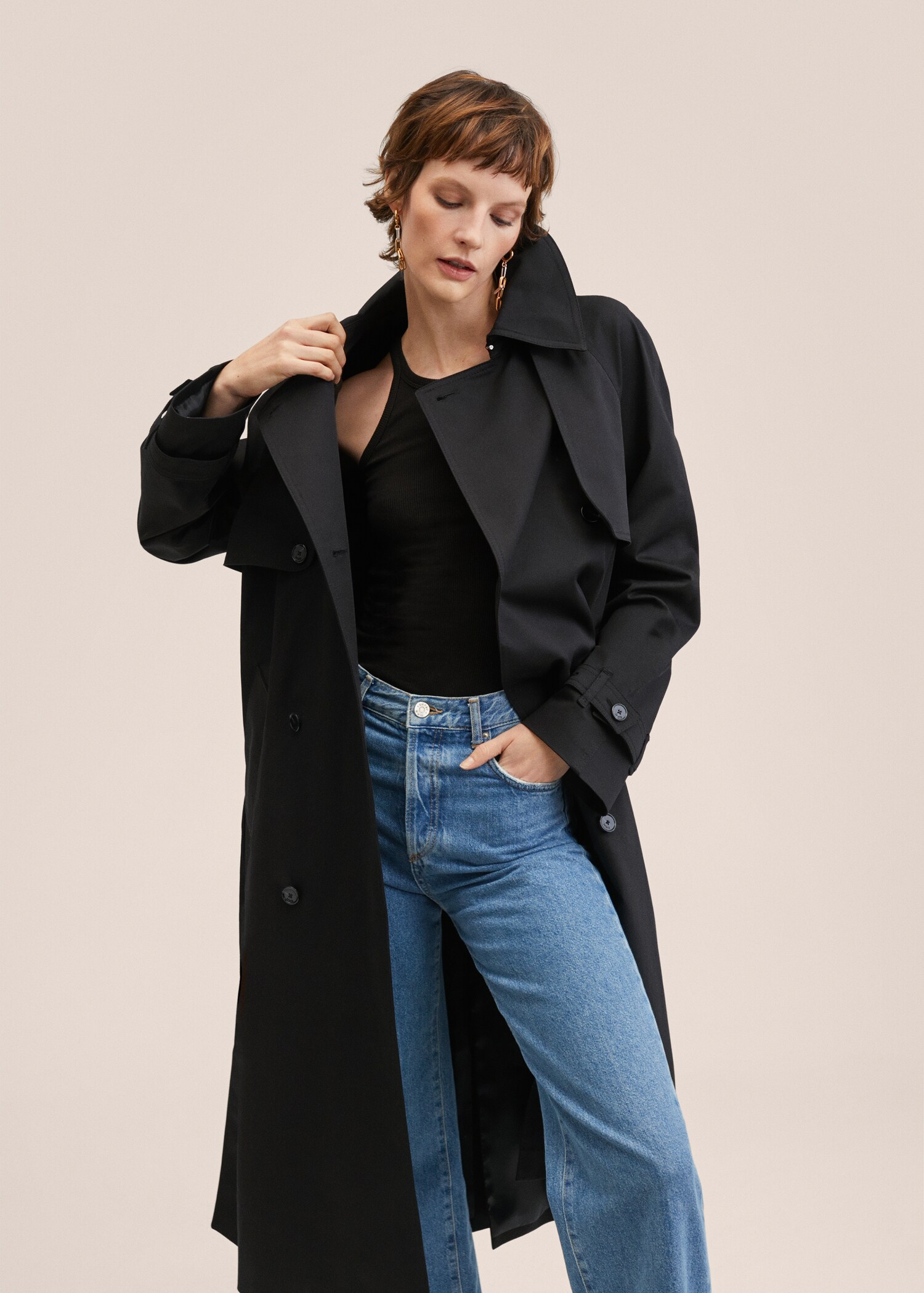 Gabardina premium algodón - Plano medio