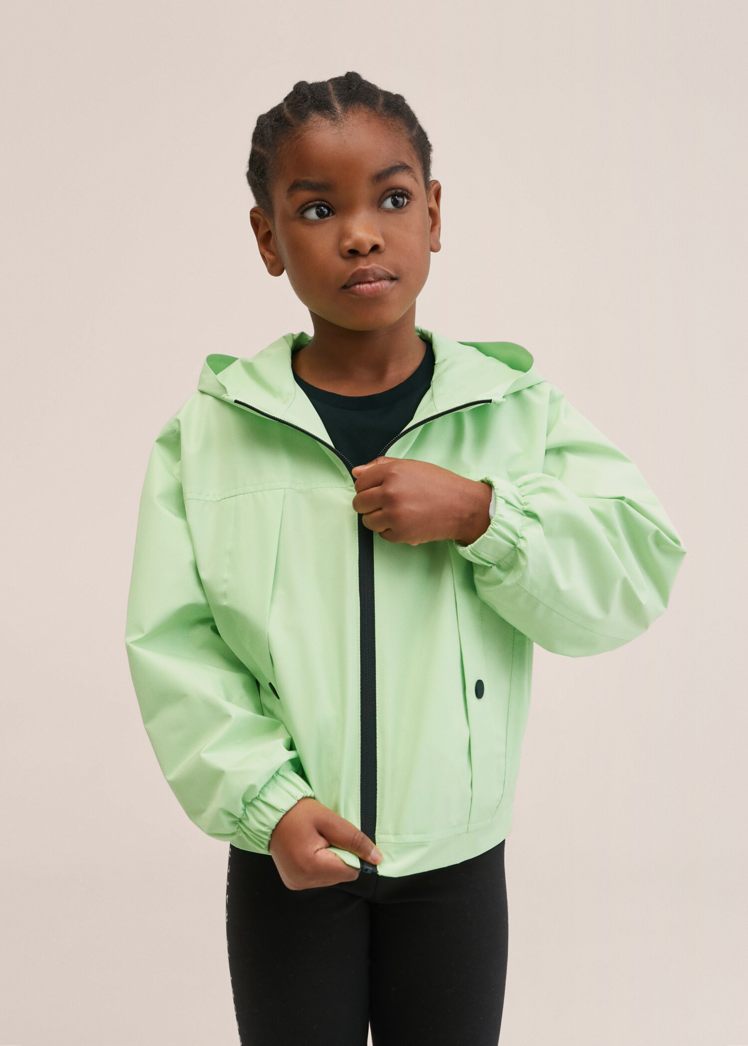 Hooded windbreaker jacket - Details of the article 1