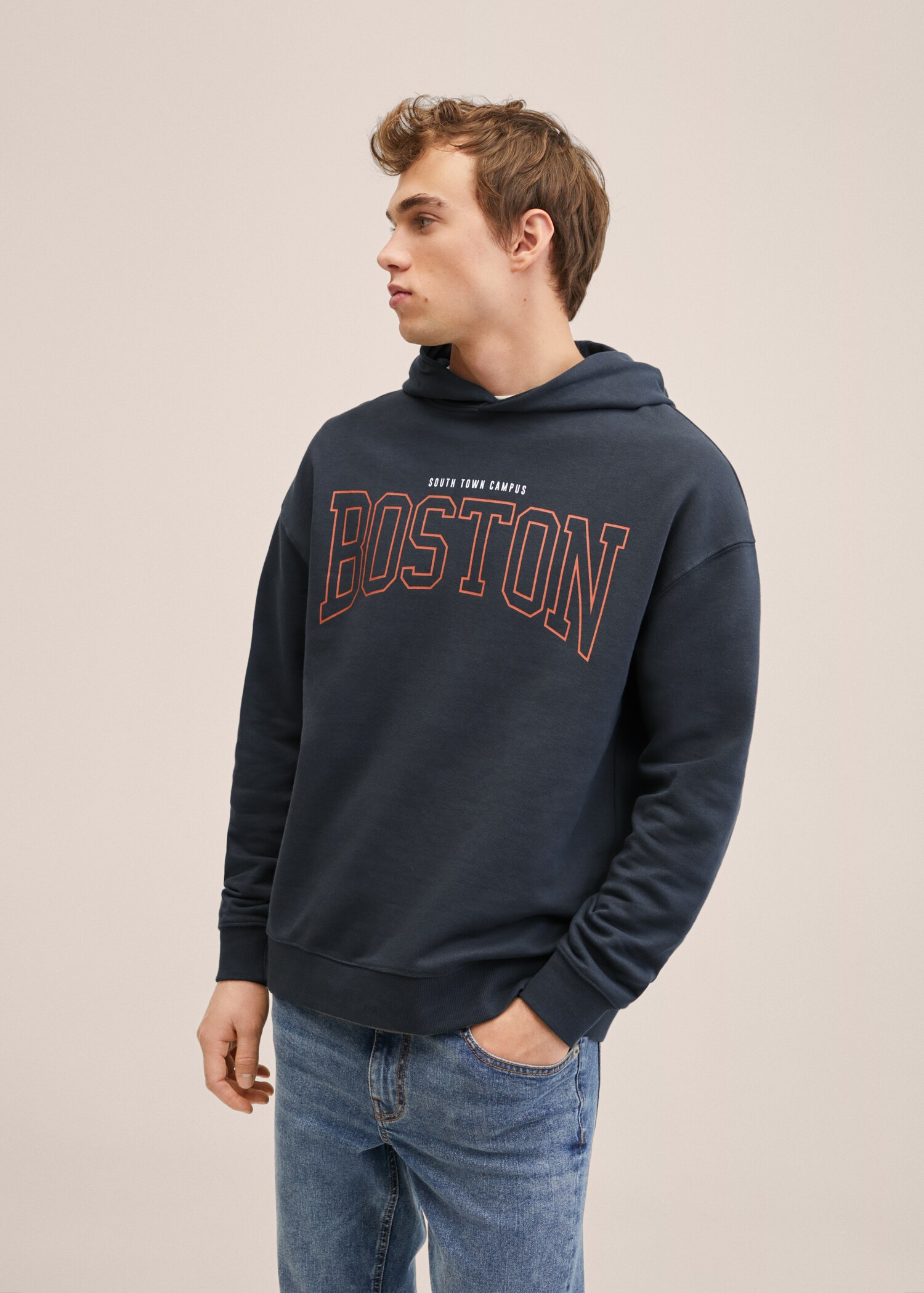Message zipped hoodie - Details of the article 1