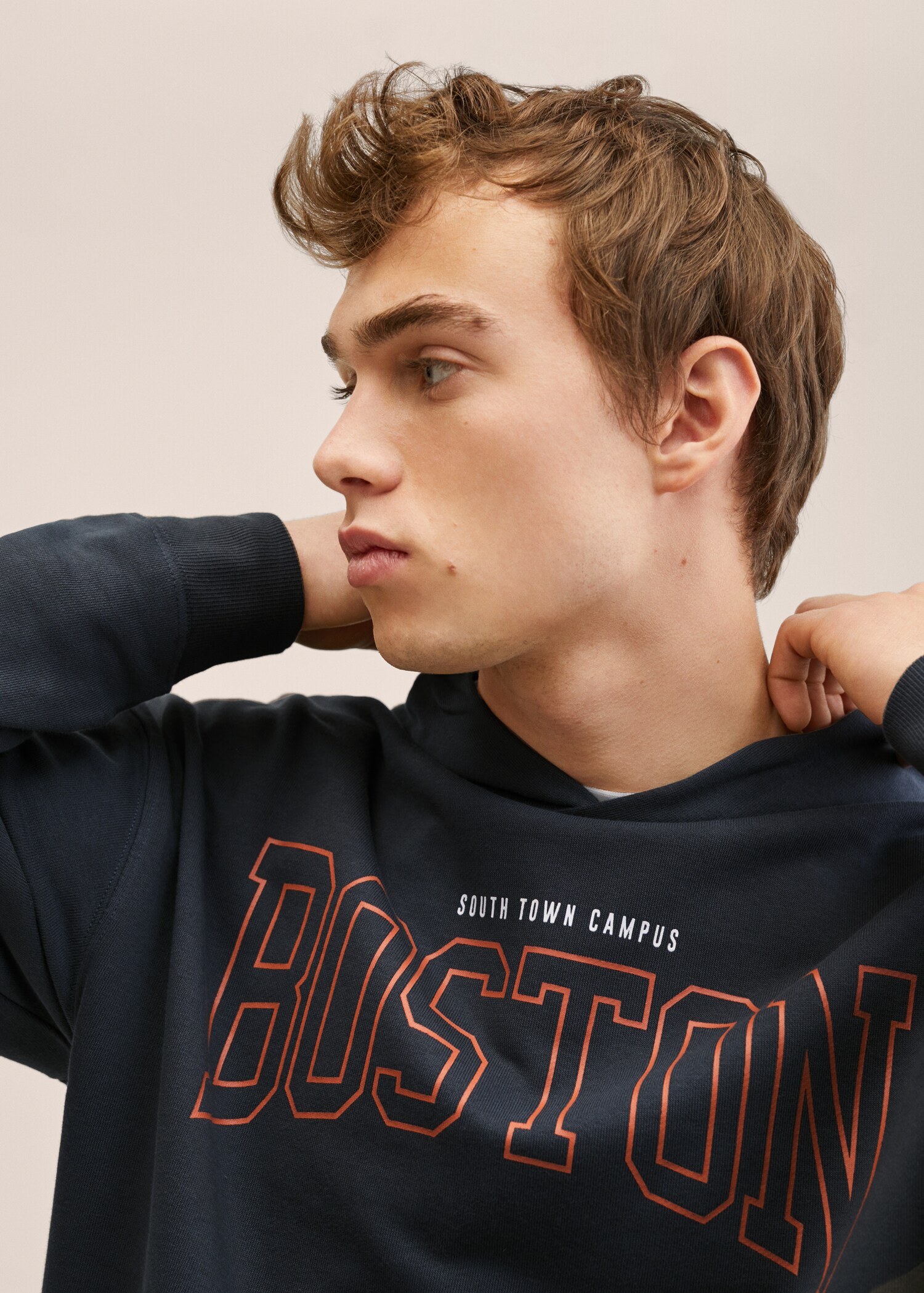 Message zipped hoodie - Details of the article 2