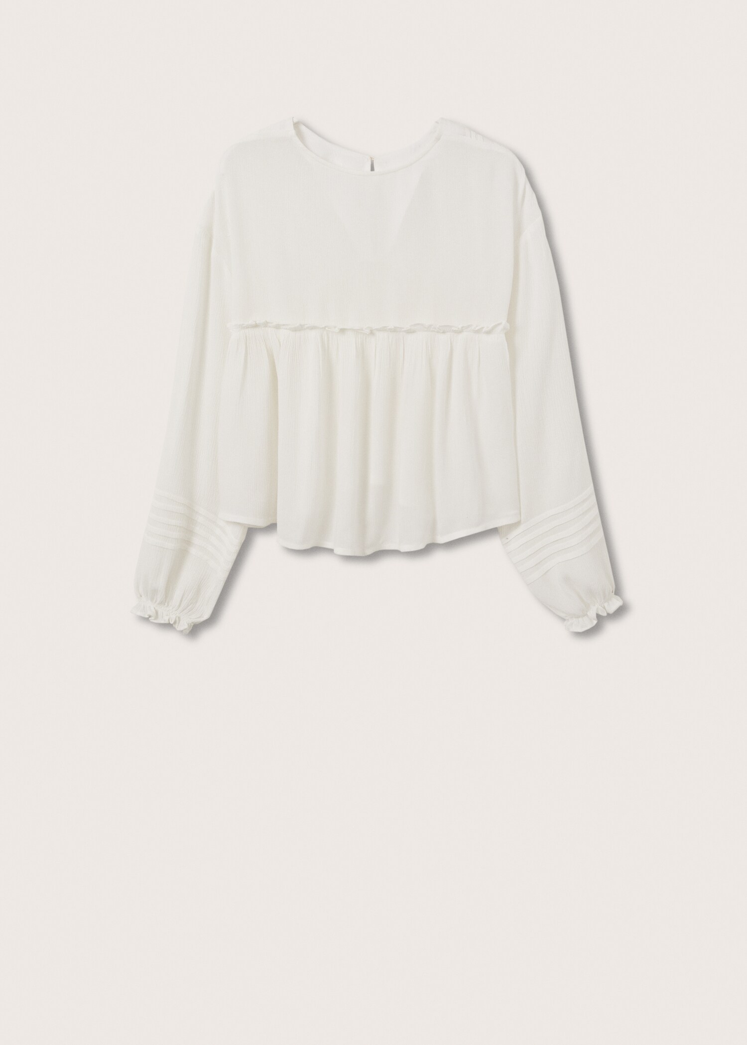 Blouse détails plissés - Article sans modèle