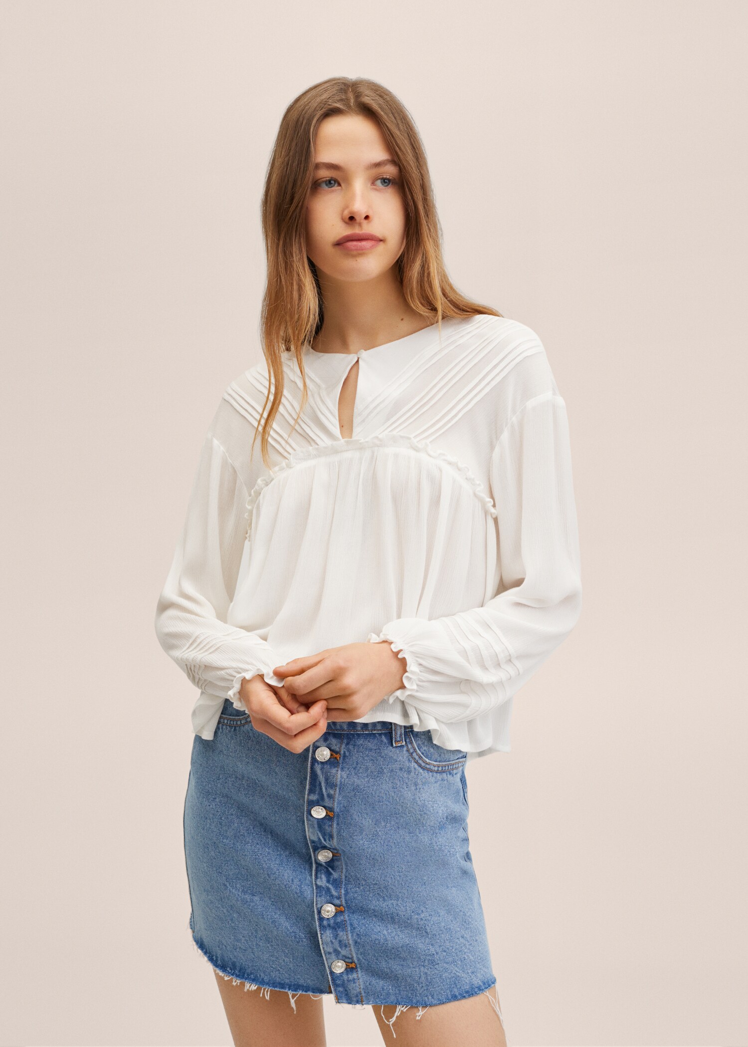 Blouse détails plissés - Détail de l'article 1