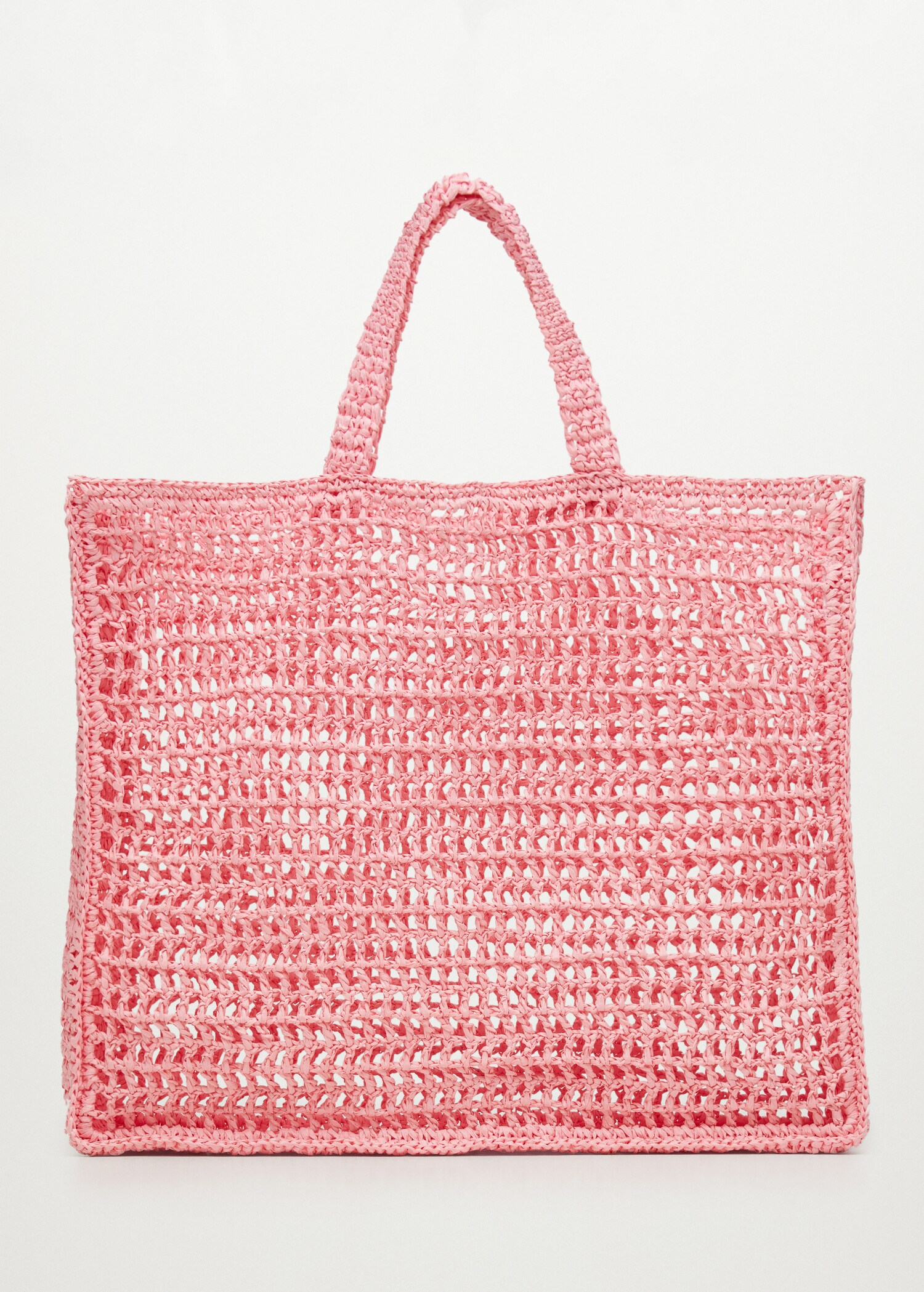 Raffia shopper bag - Article without model