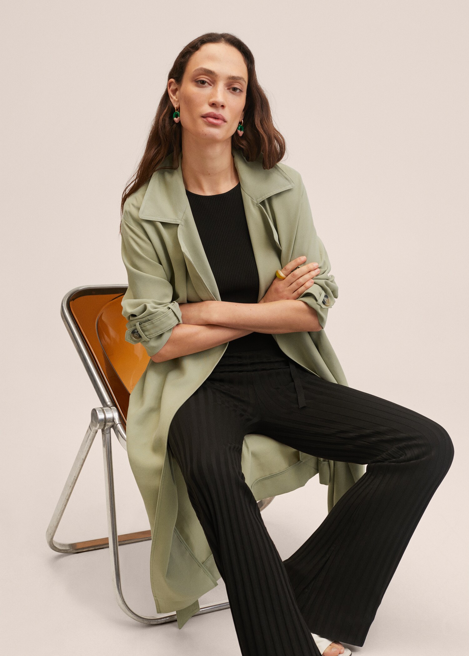 Gabardina oversize fluida - Detalle del artículo 2