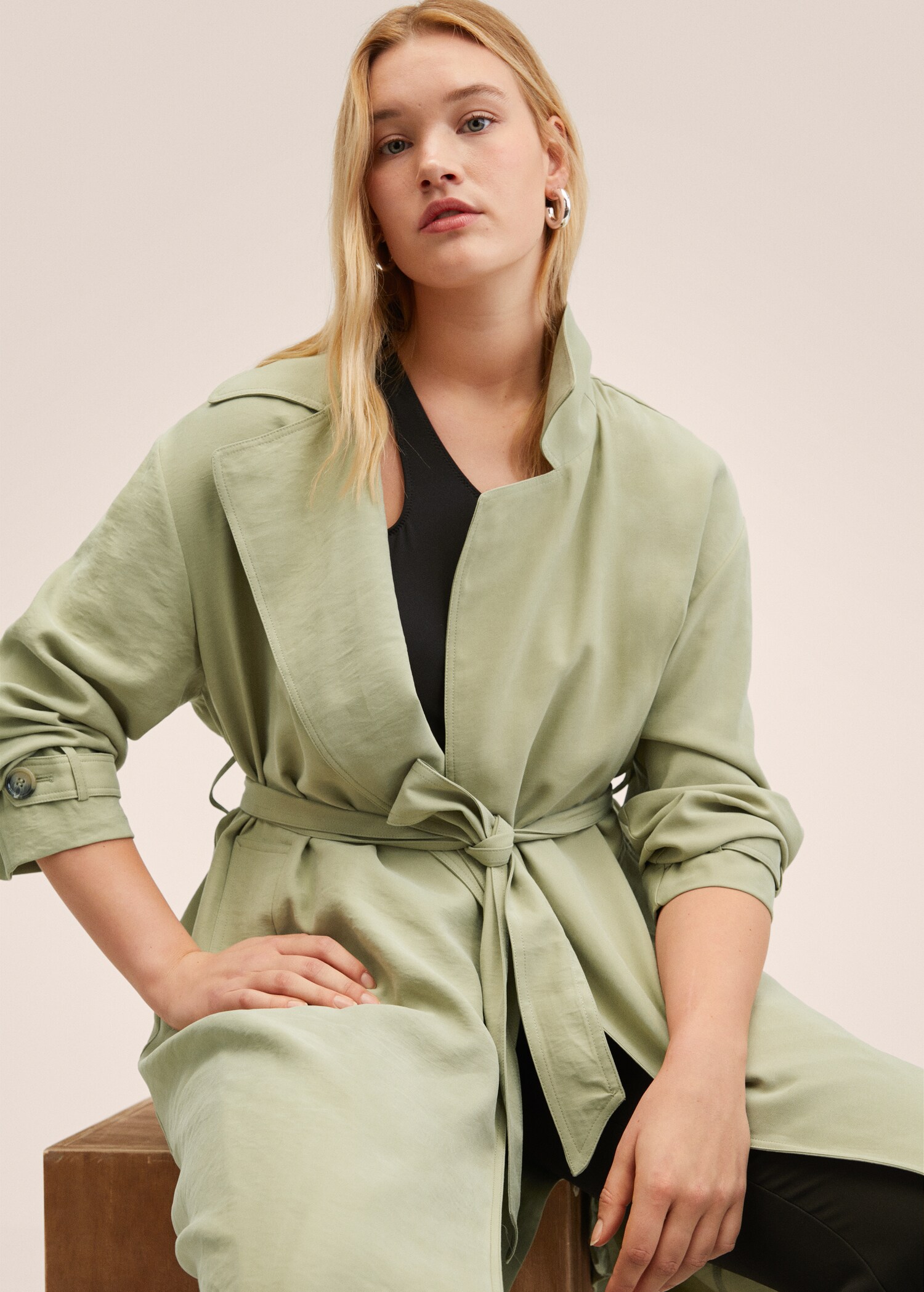 Gabardina oversize fluida - Detalle del artículo 5