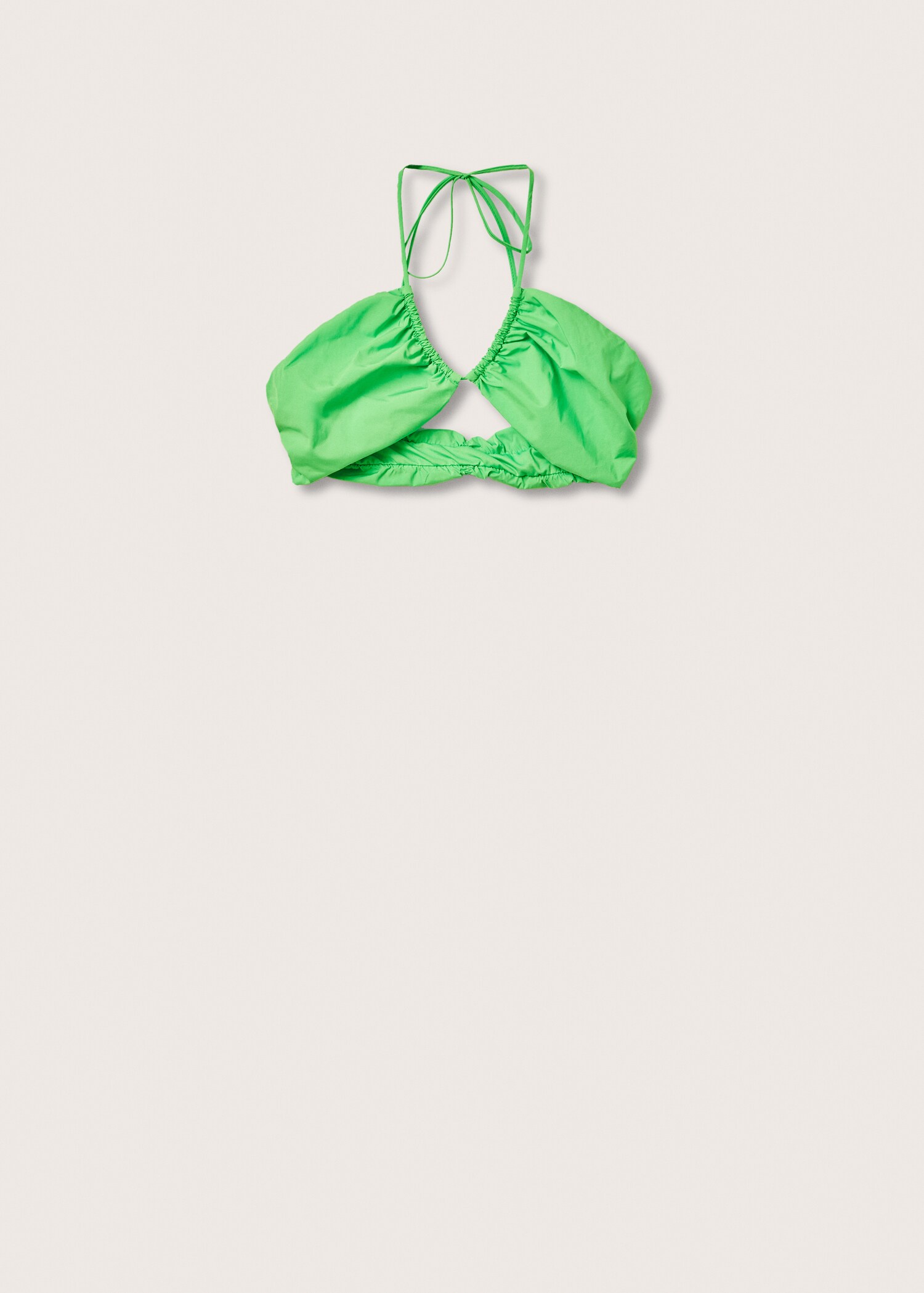 Top bikini increspato - Articolo senza modello