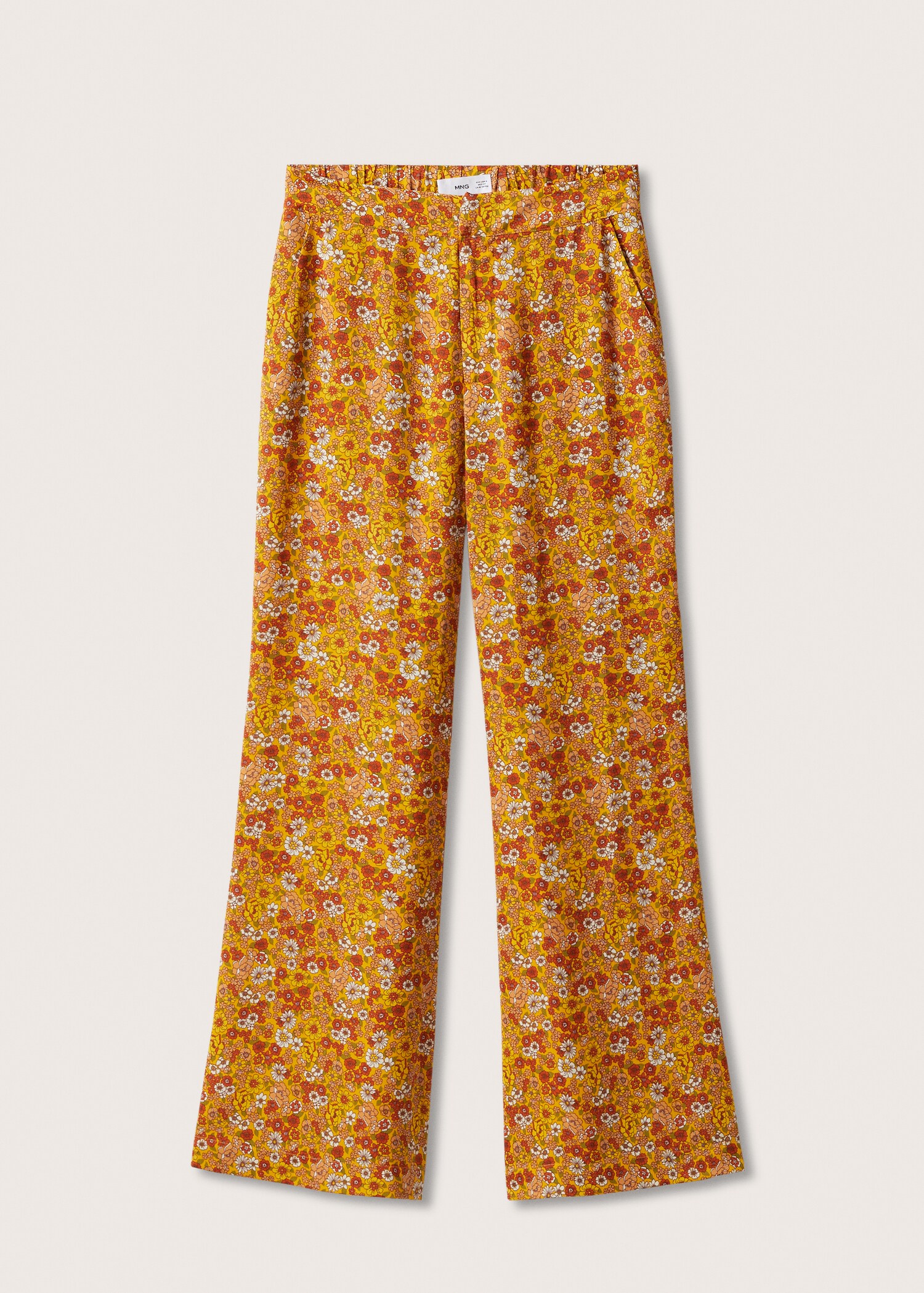 Wide leg printed trousers - Article without model