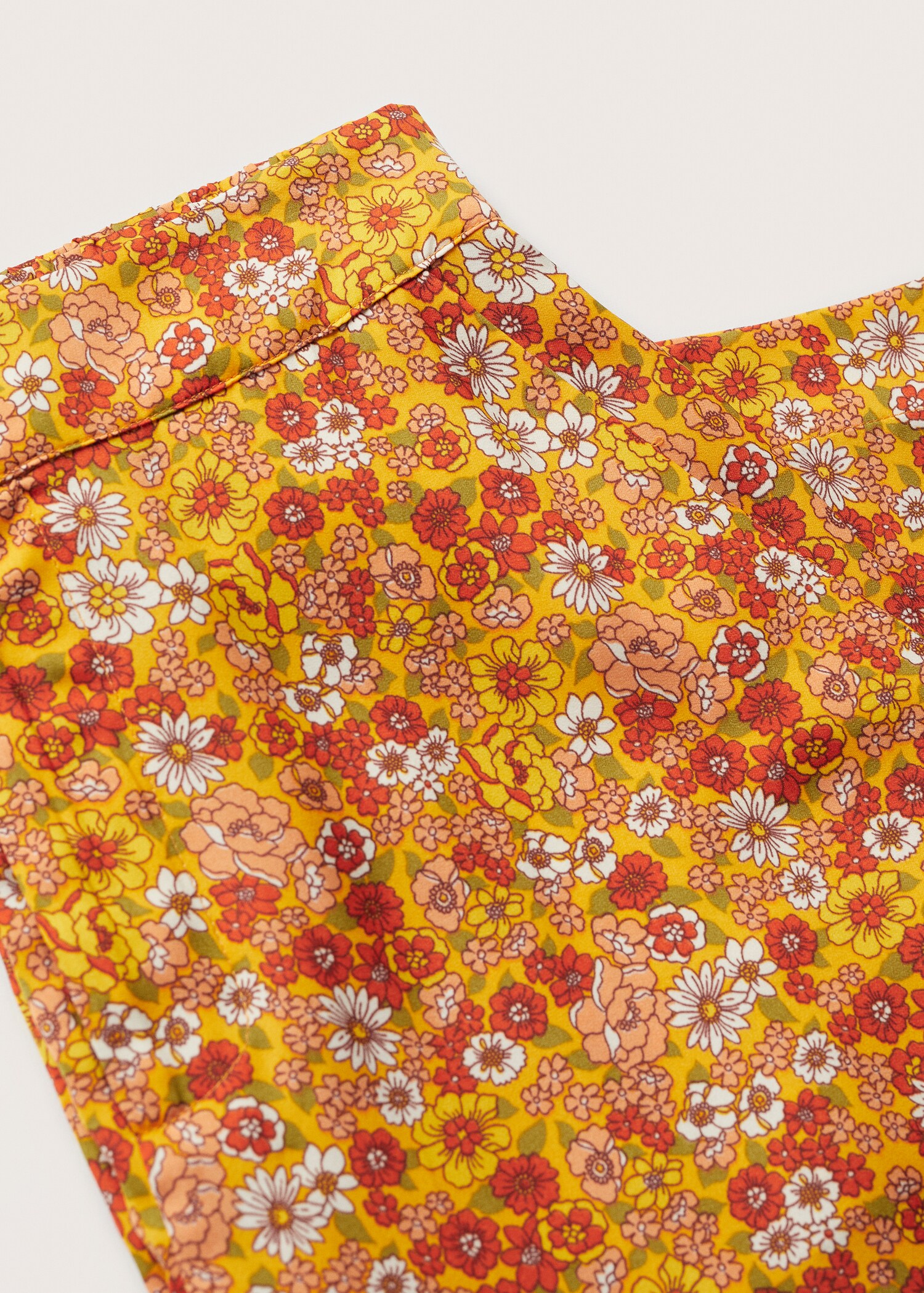 Wide leg printed trousers - Details of the article 8
