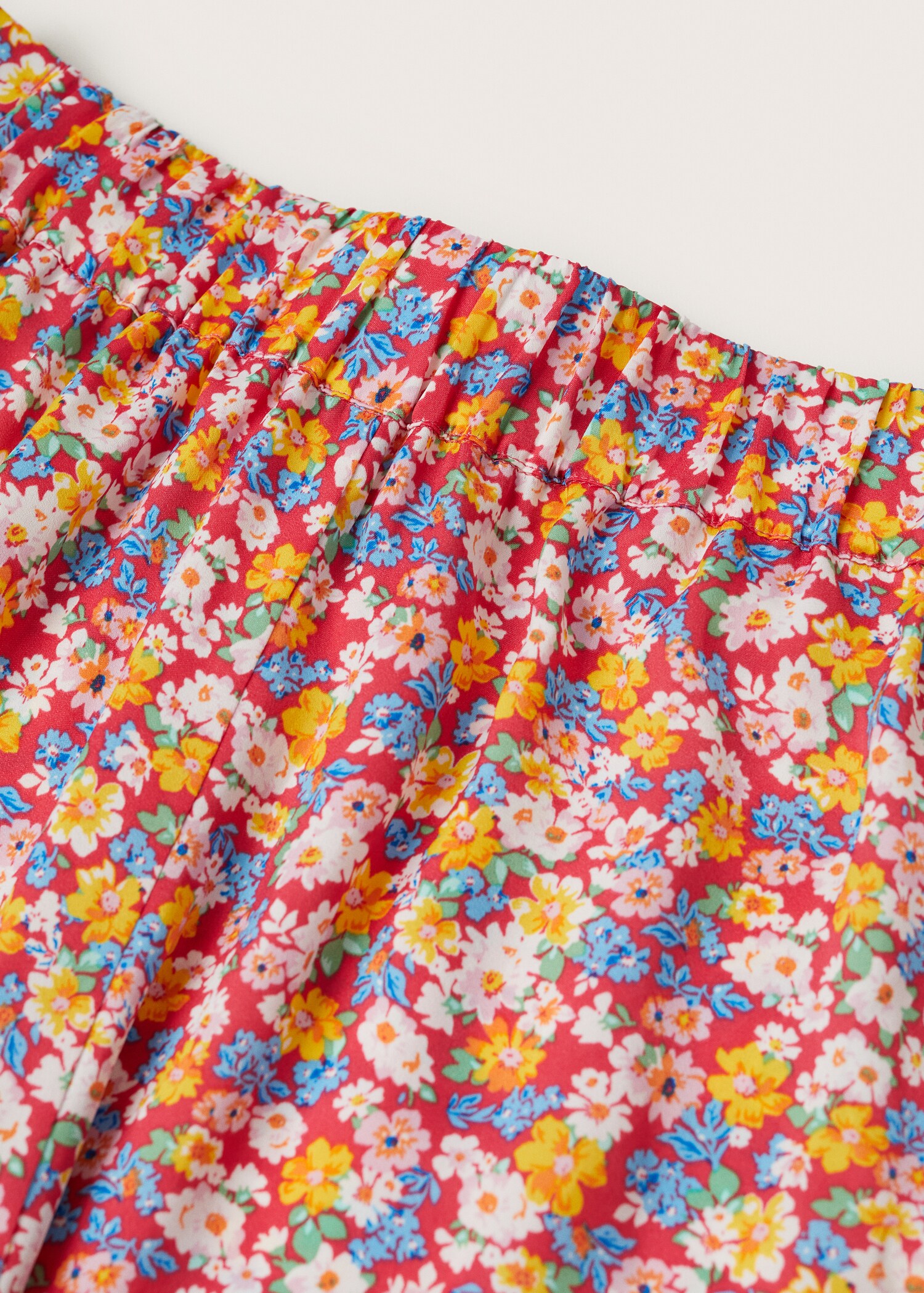 Wide leg printed trousers - Details of the article 8