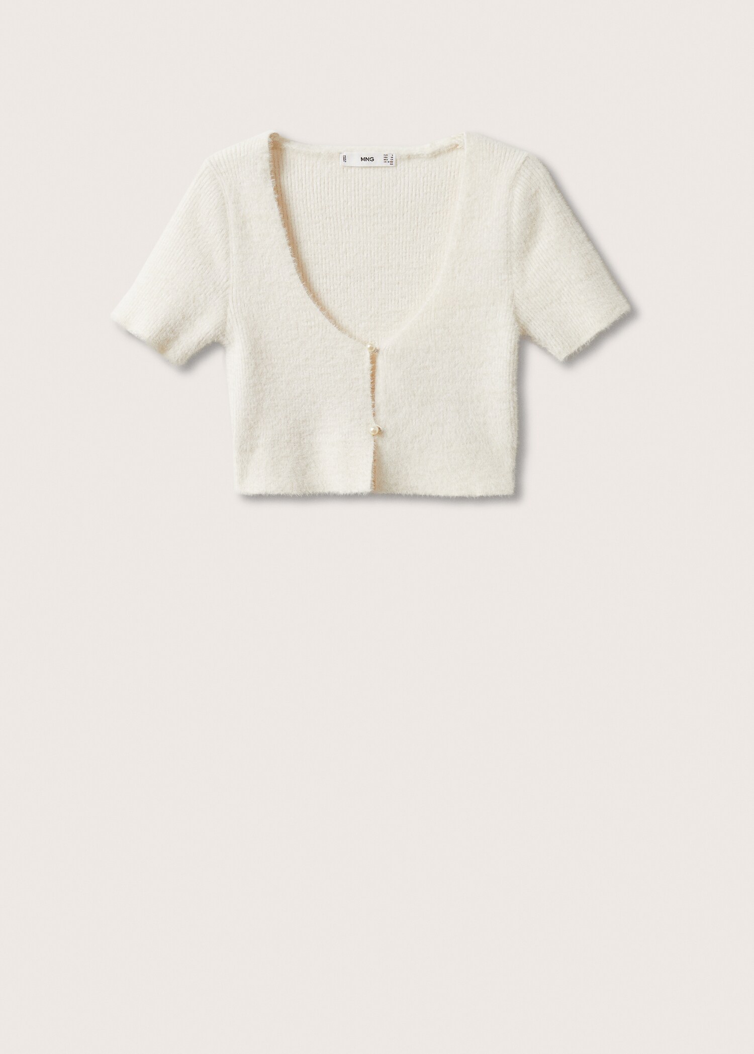 Úpletový kardigan crop - Zboží bez modelu