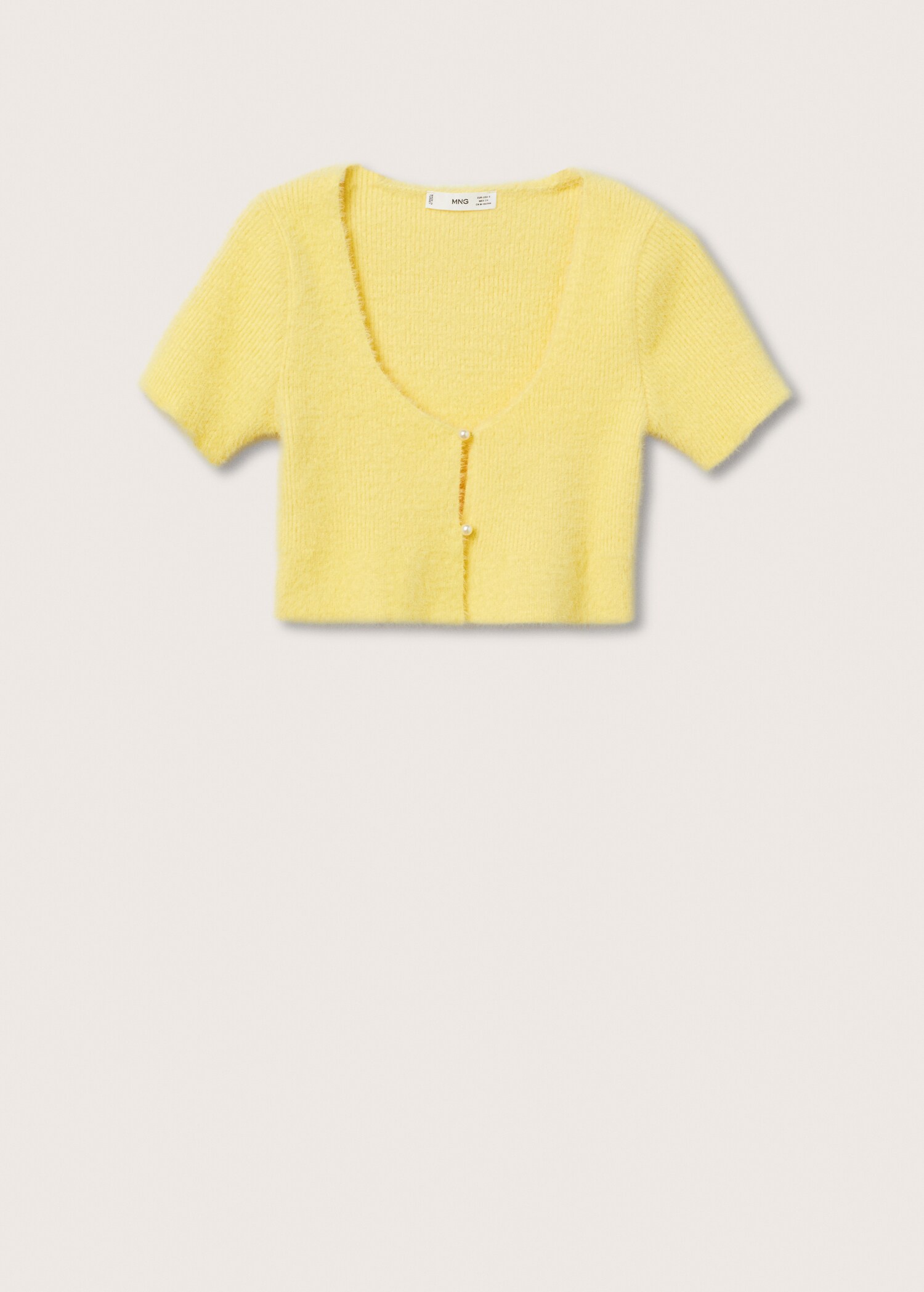 Úpletový kardigan crop - Zboží bez modelu