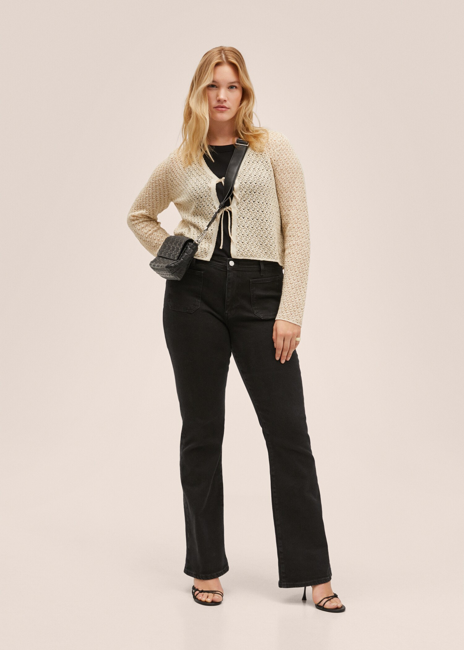 Lurex knitted cardigan - Details of the article 3