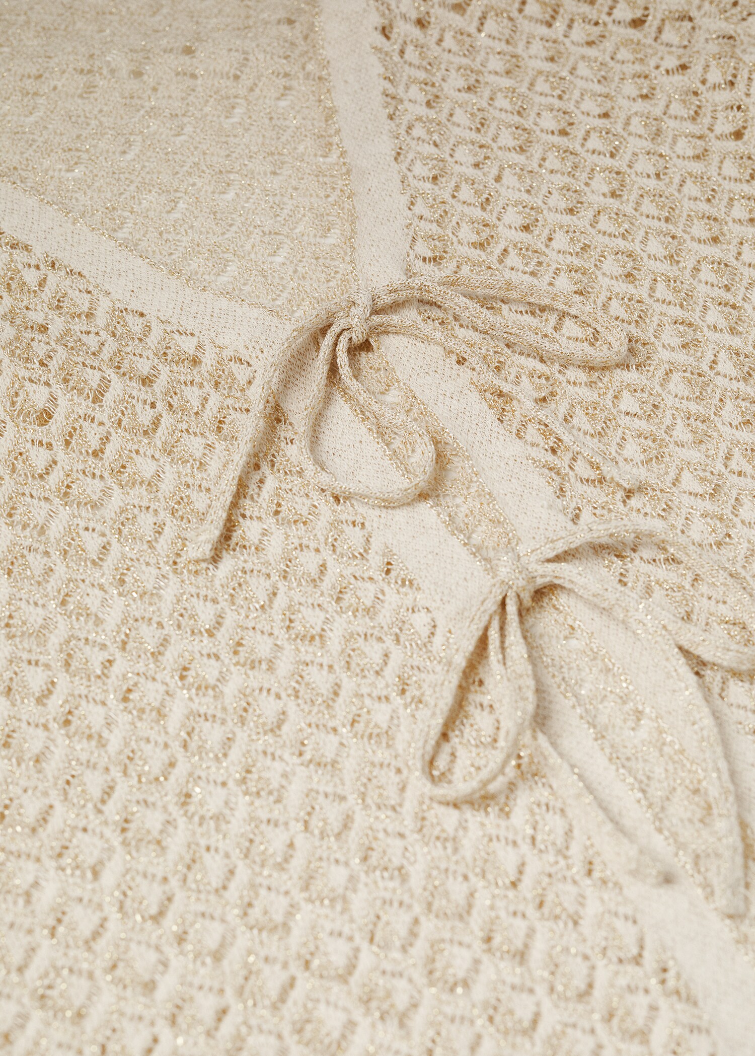Lurex knitted cardigan - Details of the article 8