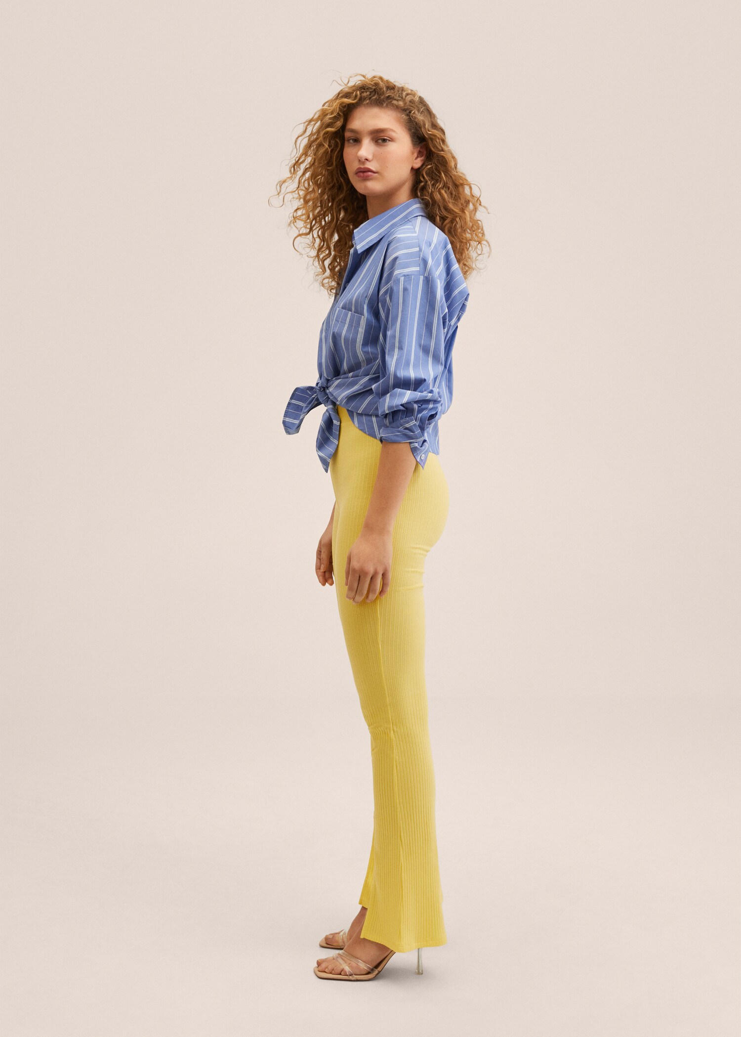 Side slit knit pants - Details of the article 7