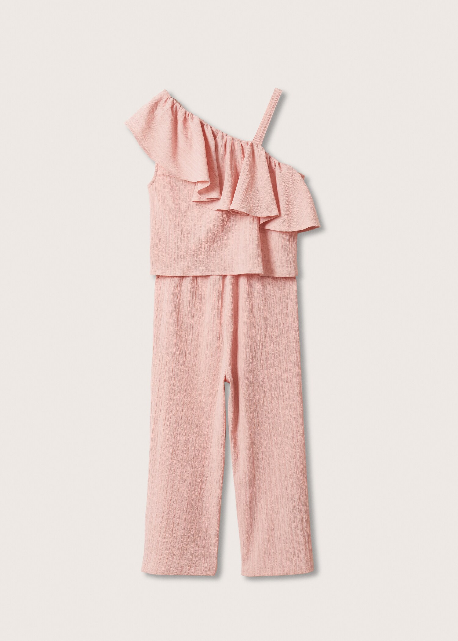 Frilled long jumpsuit - Reverse of the article