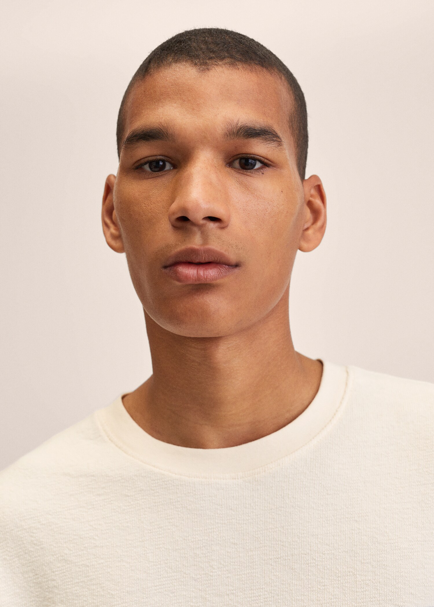 Striped cotton T-shirt - Details of the article 1
