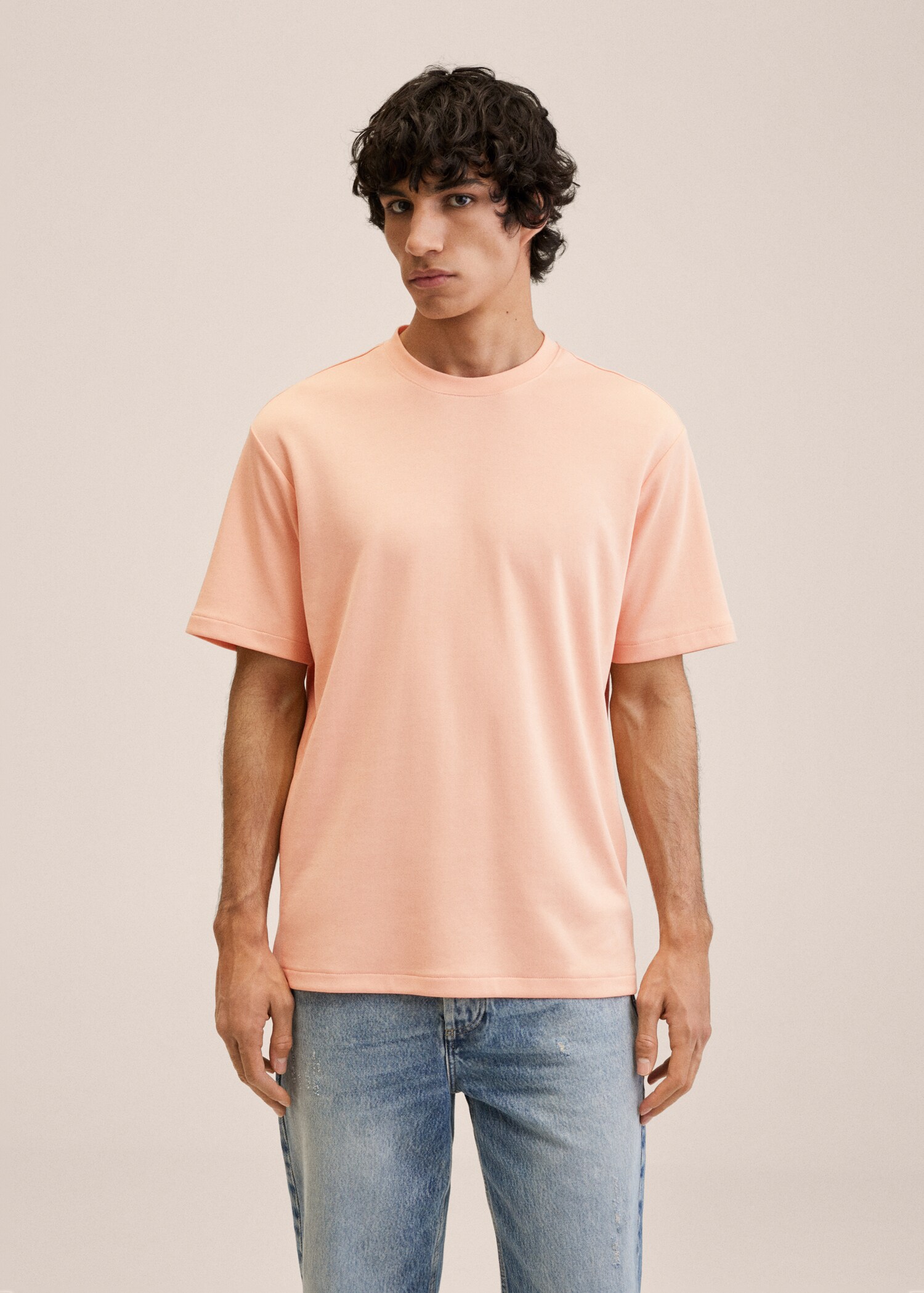 Cotton regular-fit t-shirt - Medium plane