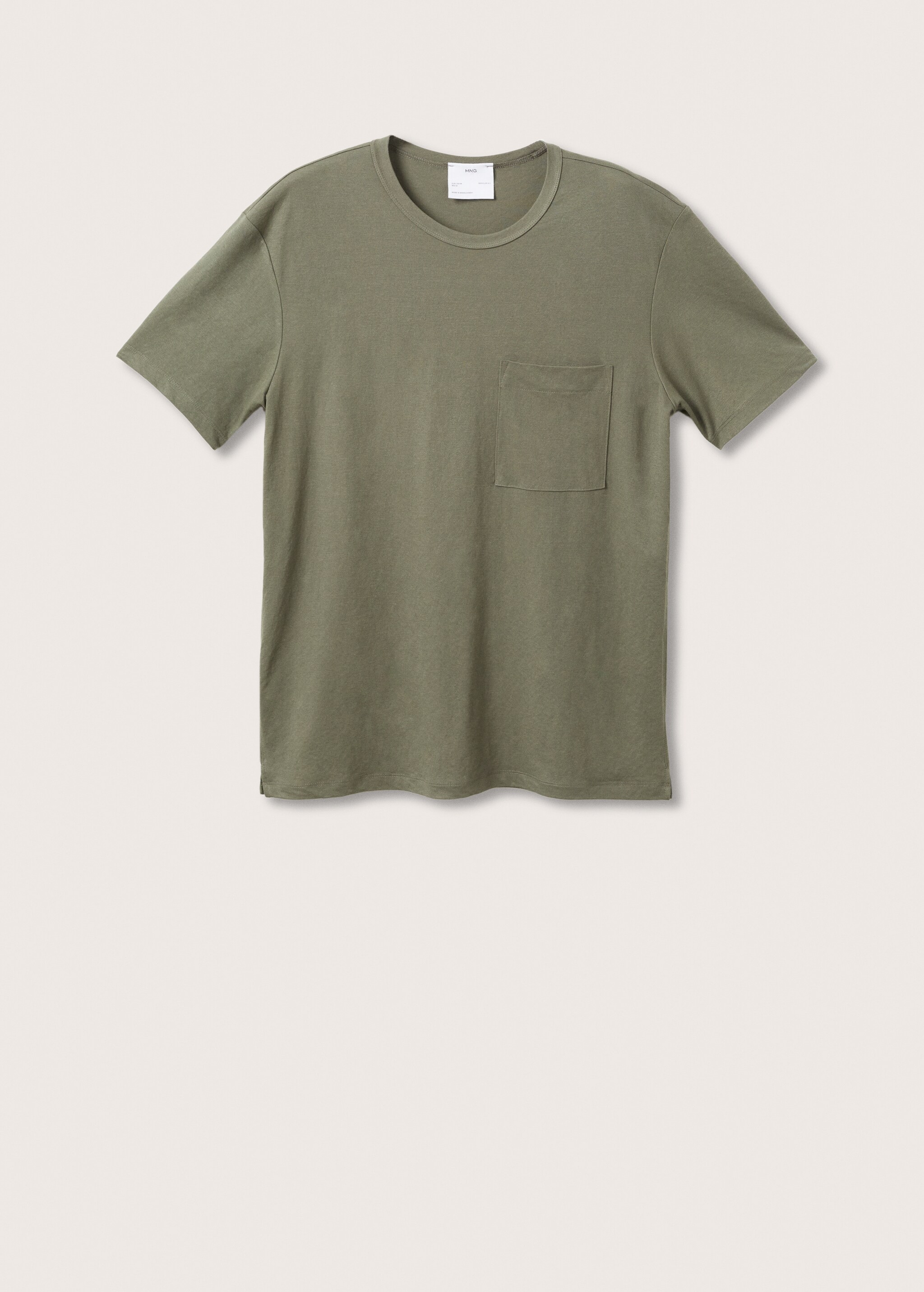Lightweight t-shirt with pocket - Article without model